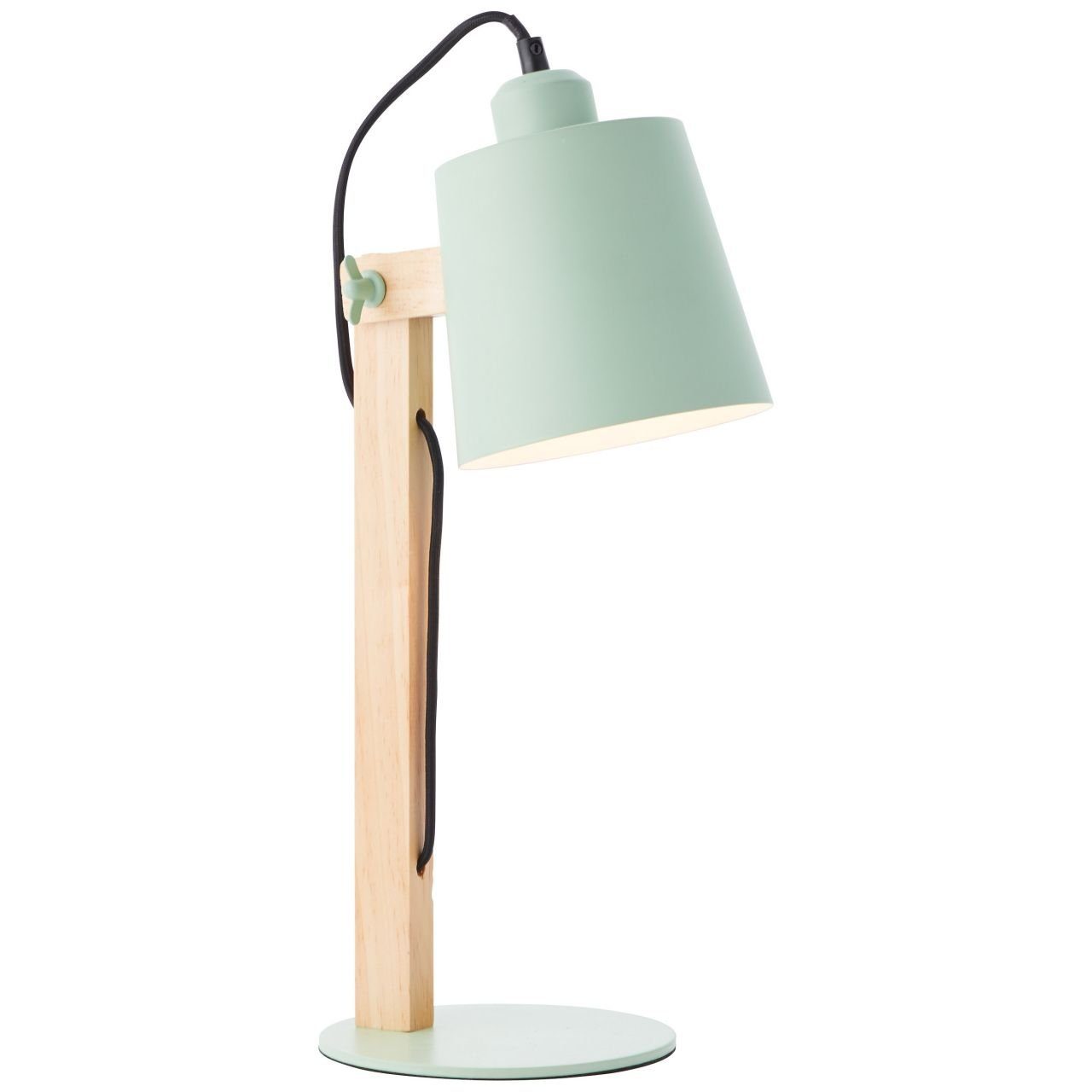 Brilliant Tischleuchte Swivel, Lampe Swivel E27, grün für Tischleuchte N, Klassik Interieur: 1x matt mit A60, Soft fusioniert Moderne geeignet 30W