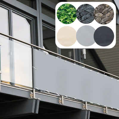 Karat Balkonsichtschutz Sichtschutz, 6 Farben, Blickschutzzaun, Windschutz Strapazierfähig und pflegeleicht