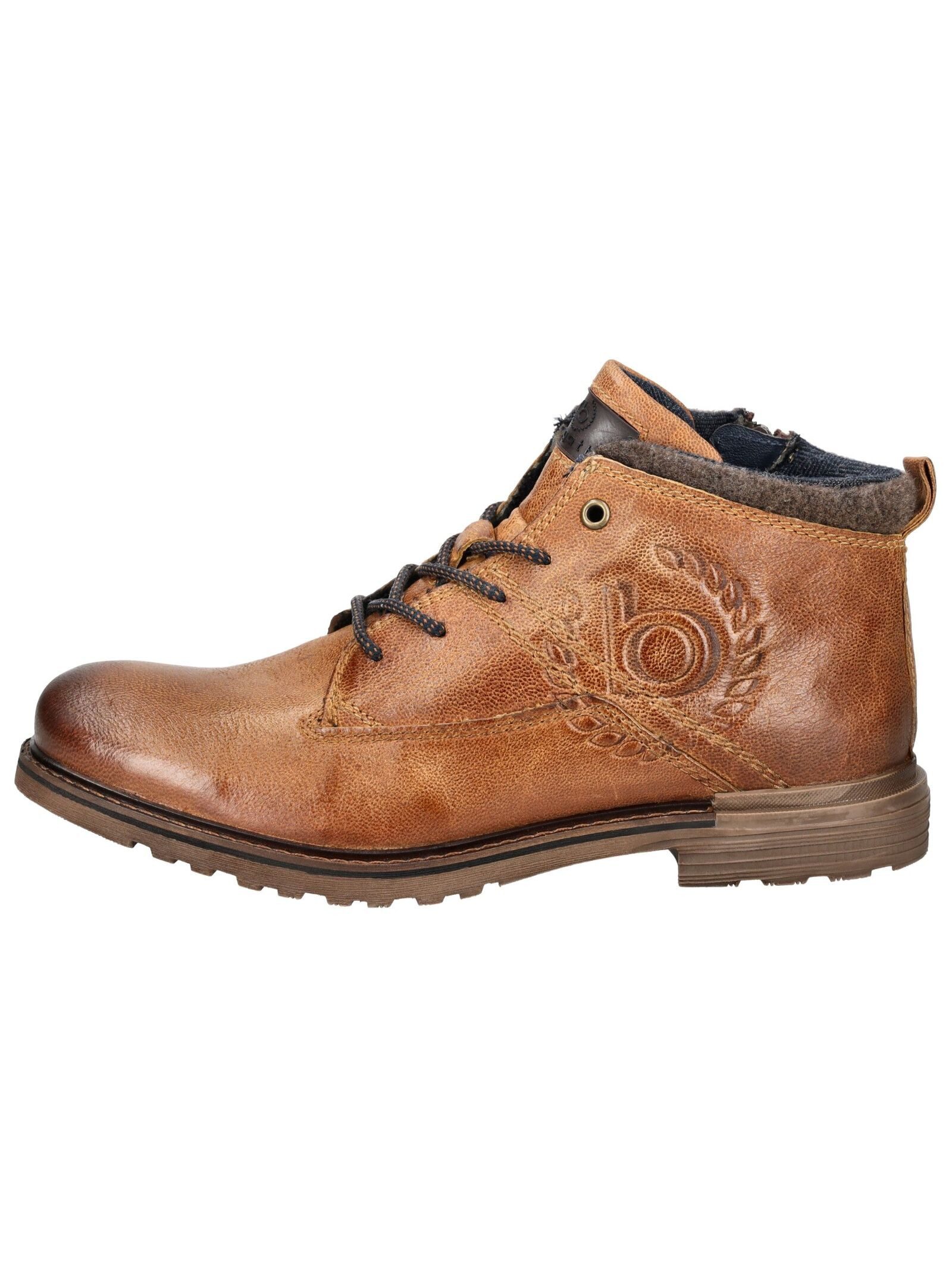 bugatti Stiefelette Leder Schnürstiefelette günstig online kaufen