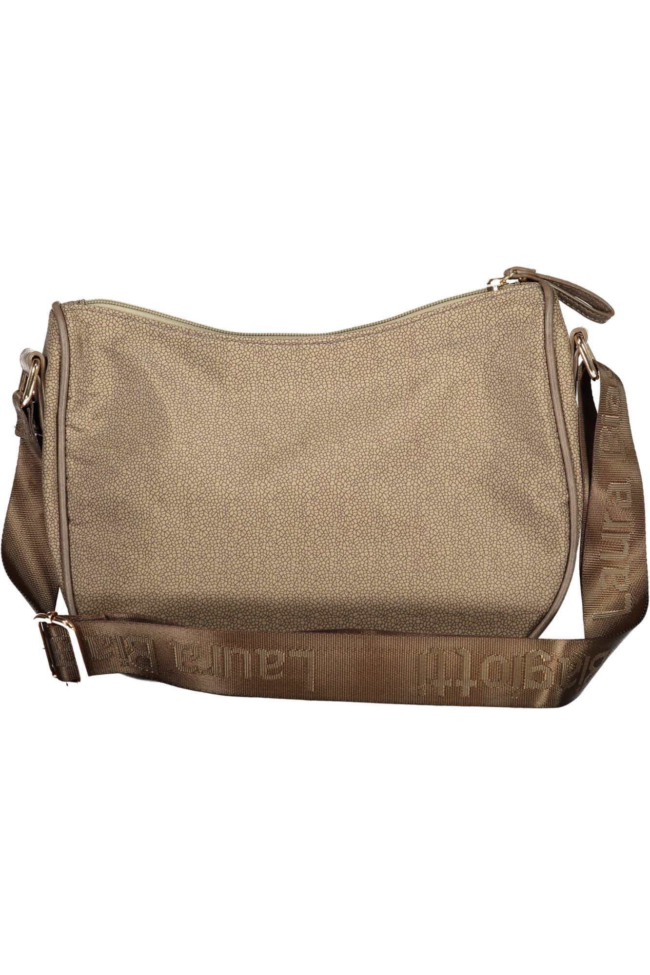 Laura Biagiotti Umhängetasche, Elegante Damen Handtasche in Beige mit verstellbarem Schultergurt
