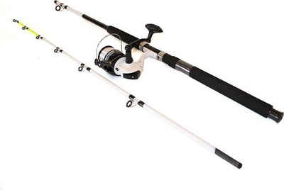 Fish-XPro Pilkrute Bootsrute Pro 2,1 m, (Bootsrute, inkl. Angelrolle und Schnur), Angelset zum Bootsangeln