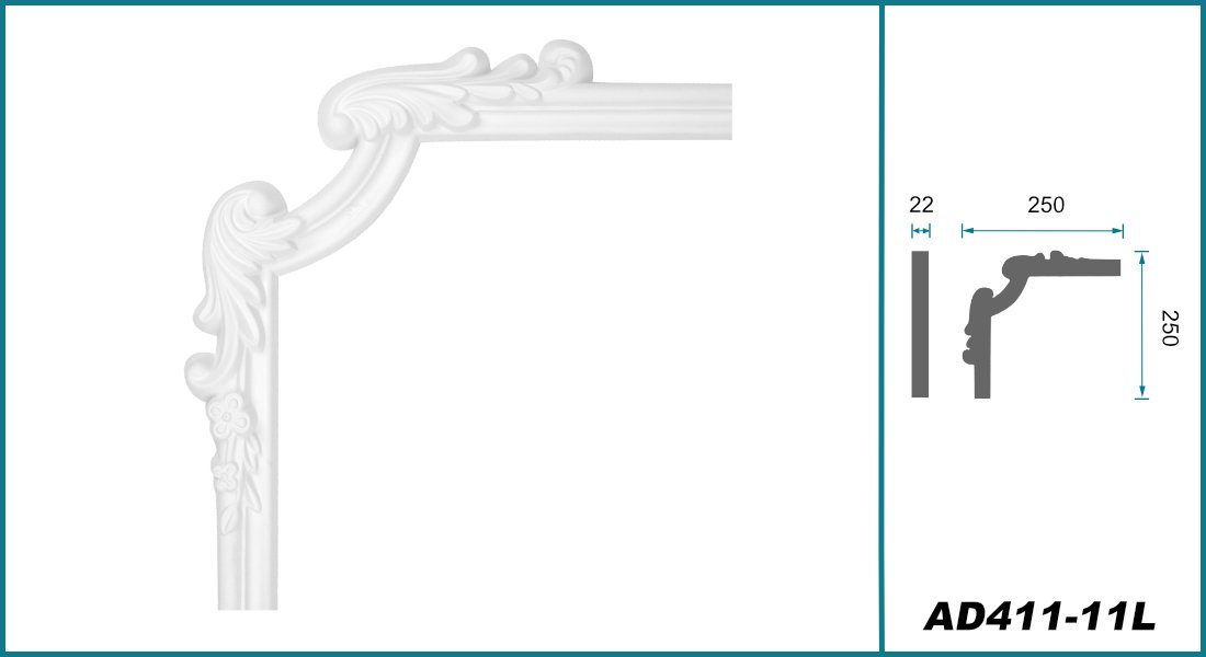 Hexim Perfect Stuckleiste AD411-11L, Wand- und günstig online kaufen