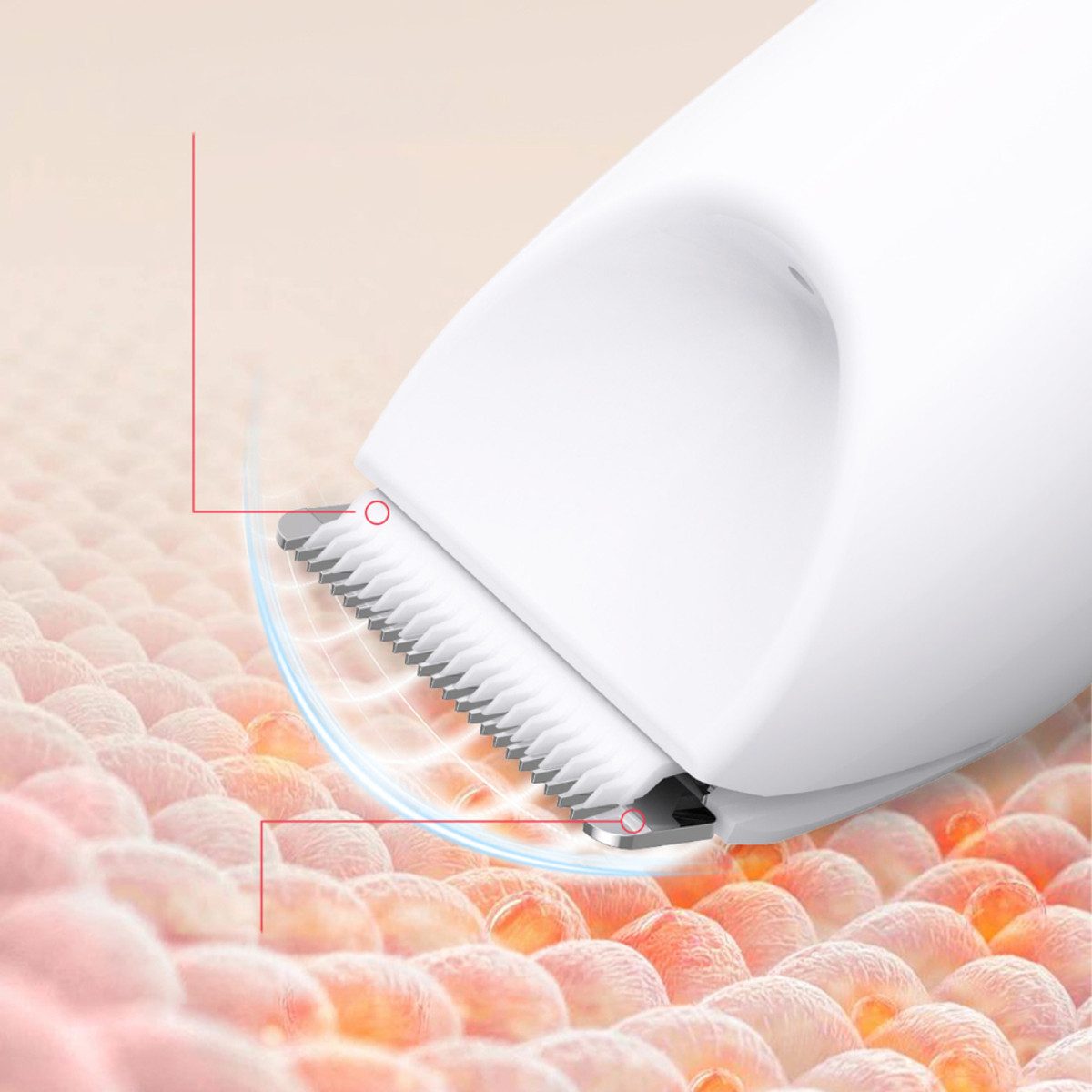 MAXGROOM Multifunktionstrimmer M-9082, Damen Trimmer Set, IPX7 Damen-Trimmer mit LED-Licht und Keramikklingen