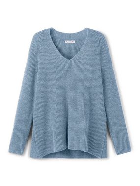 Sheego V-Ausschnitt-Pullover Große Größen mit Kaschmir, in leichter A-Linie