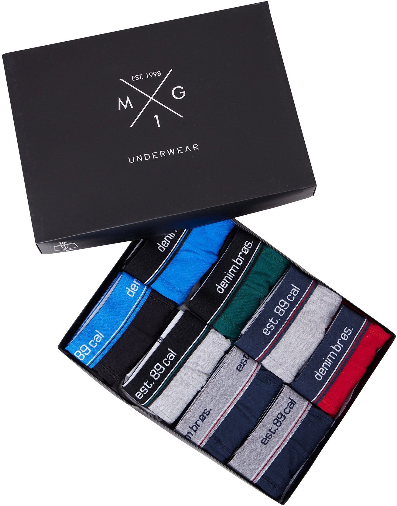 MG-1 Retro Boxer Mix Colors (8-St) Retro-Boxer retroshorts boxershorts