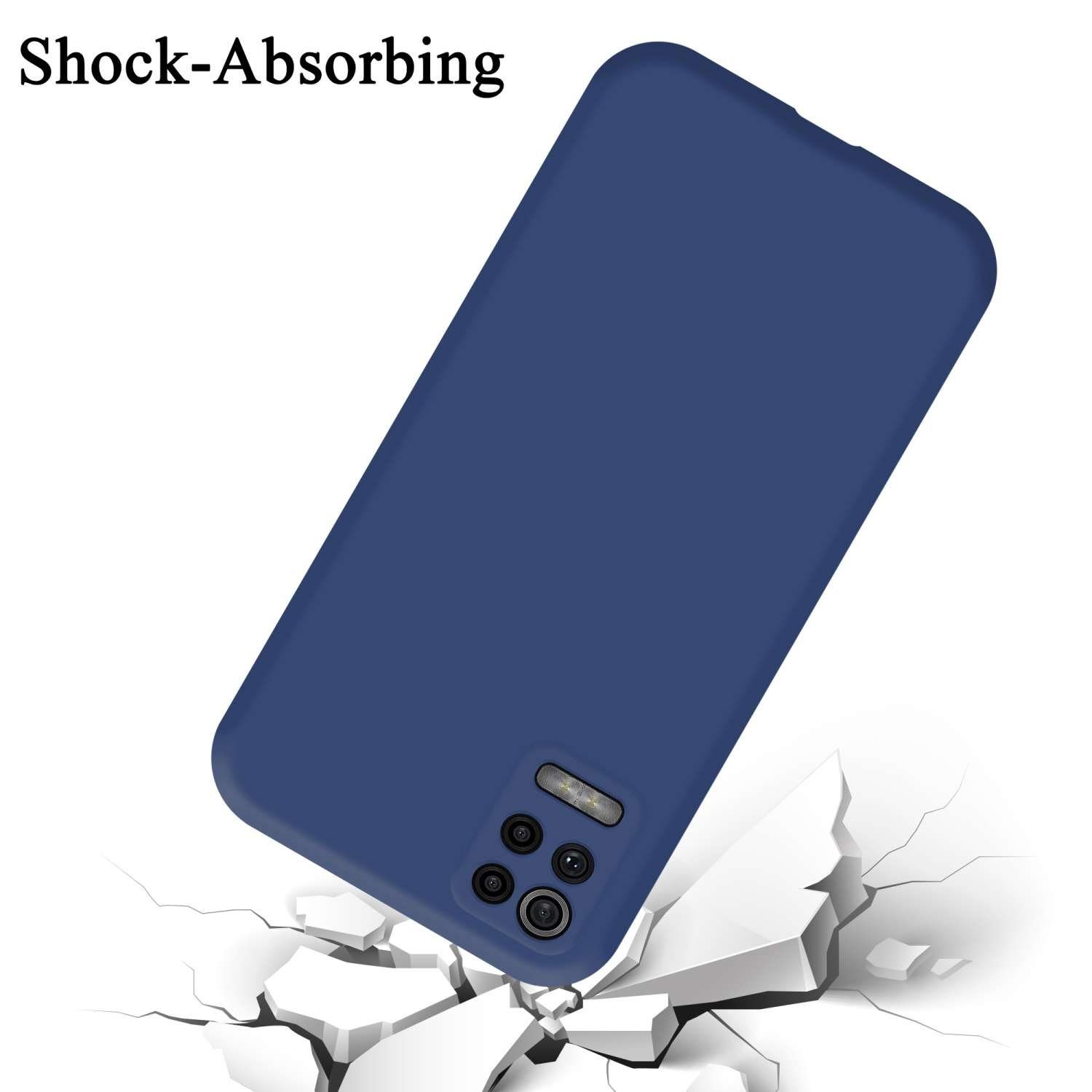 Cadorabo Handyhülle für LG K52 / K62 / Q52 Hülle LG K52 / K62 / Q52, Flexible Hülle TPU Silikon Schutzhülle Back Cover Case