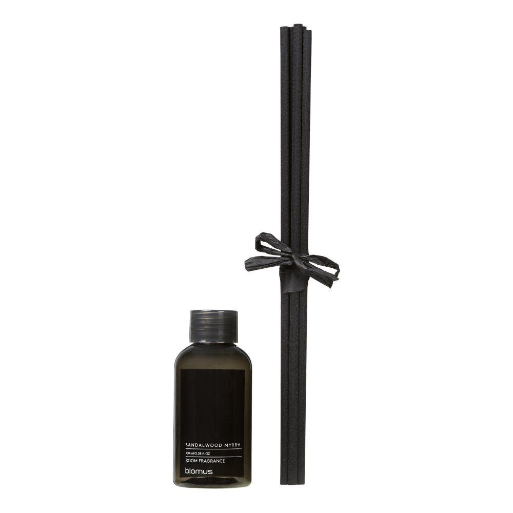 blomus Luftbefeuchter Raumduft Nachfüllset FRAGA sandalwood myrrh Duftöl Kunststoff schwarz