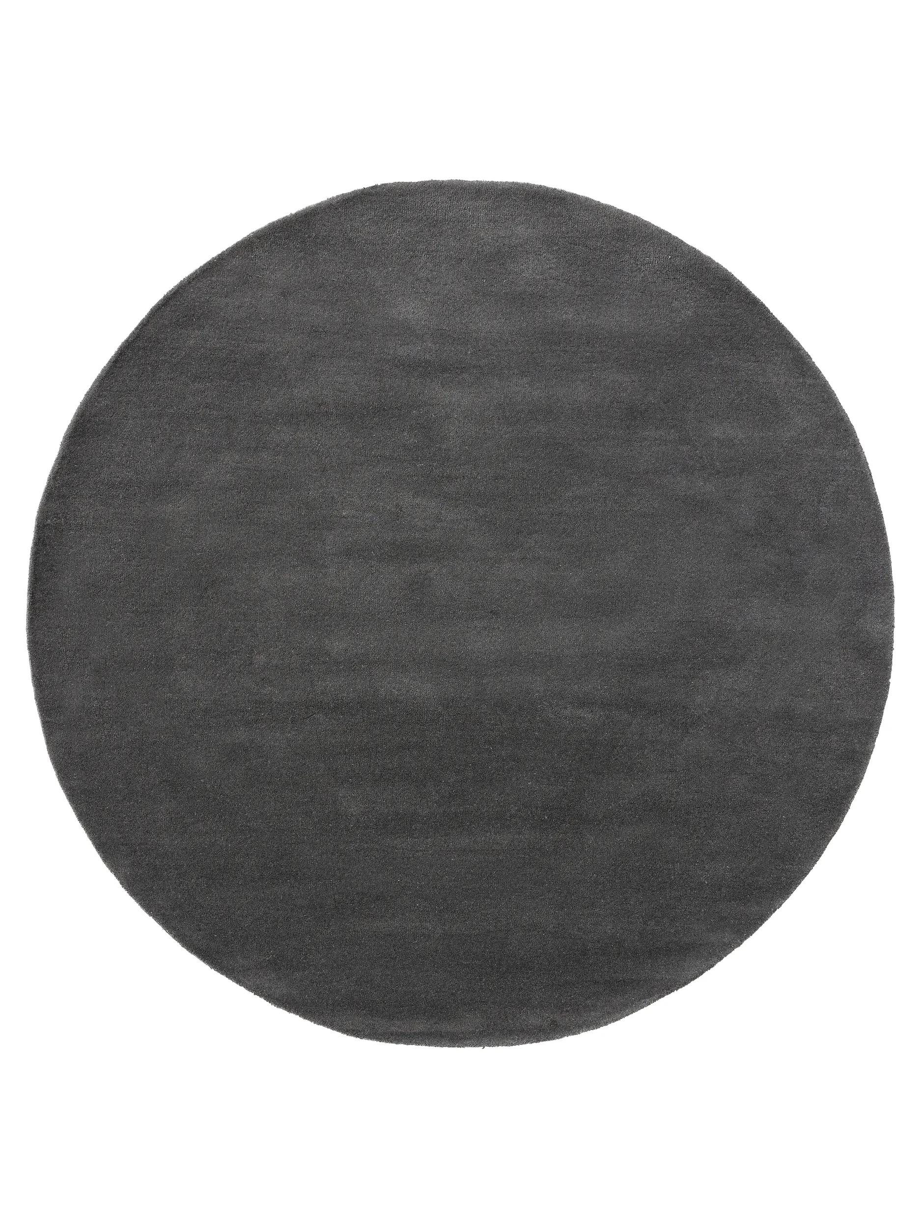 benuta Wollteppich Bent, rund, Höhe: 6 mm, Teppich Wohnzimmer, Schlafzimmer, Esszimmer, Flur, Kunstfaser, Cozy