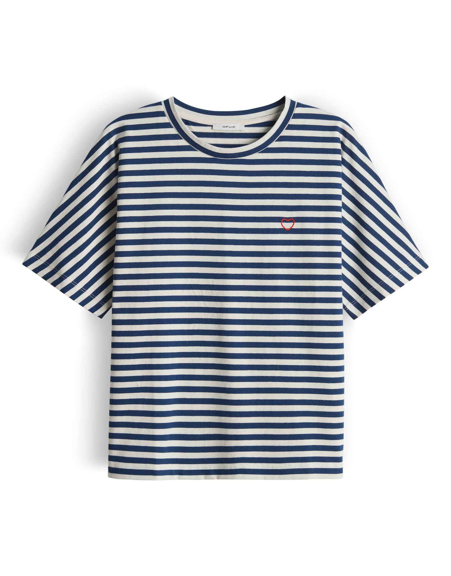 OPUS T-Shirt SALENTINE STRIPE aus Organic Cotton Lockere Passform, schmal z günstig online kaufen