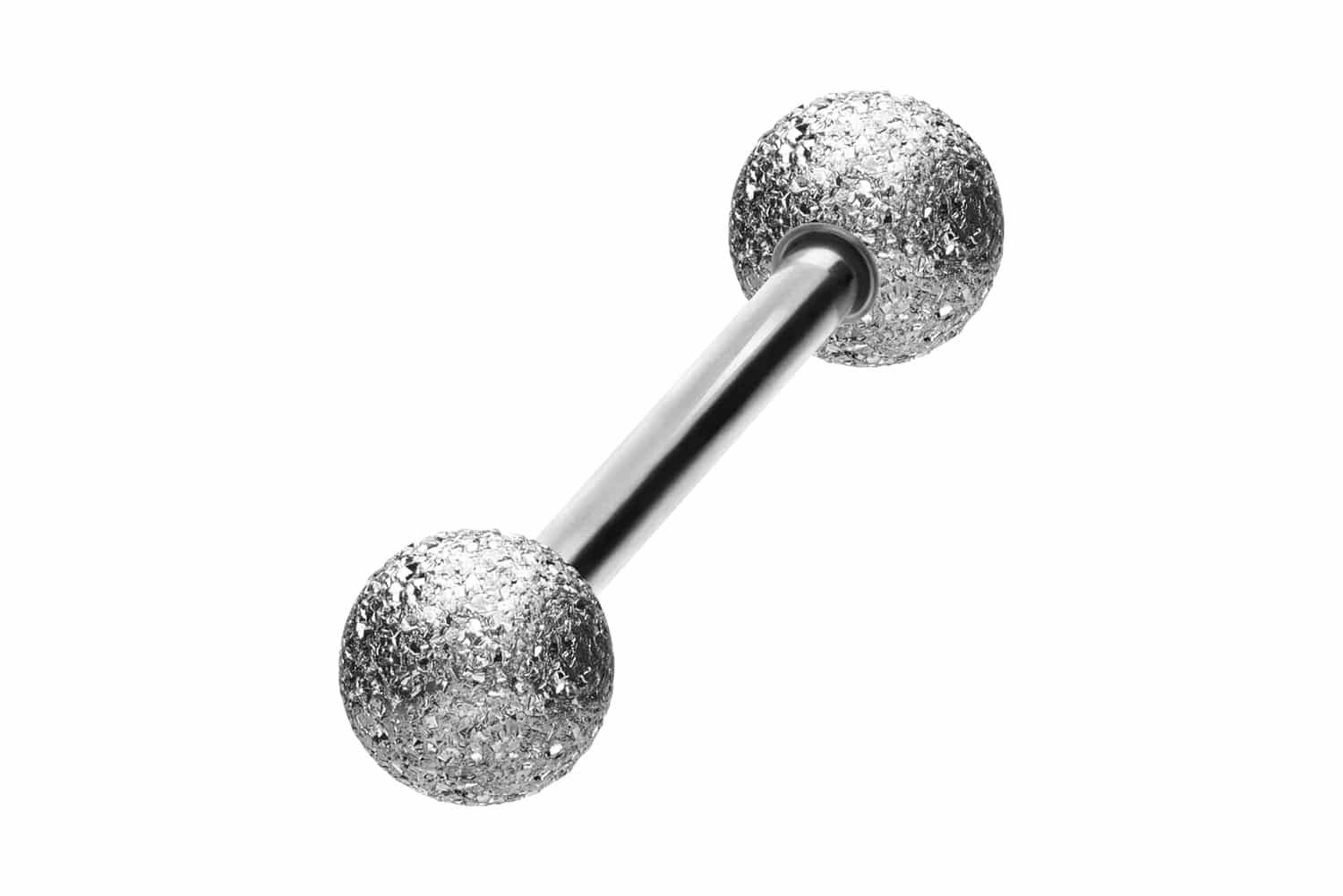 PIERCINGLINE Brustwarzenpiercing Chirurgenstahl Barbell DIAMANTOPTIK (Barbells, 1-tlg)