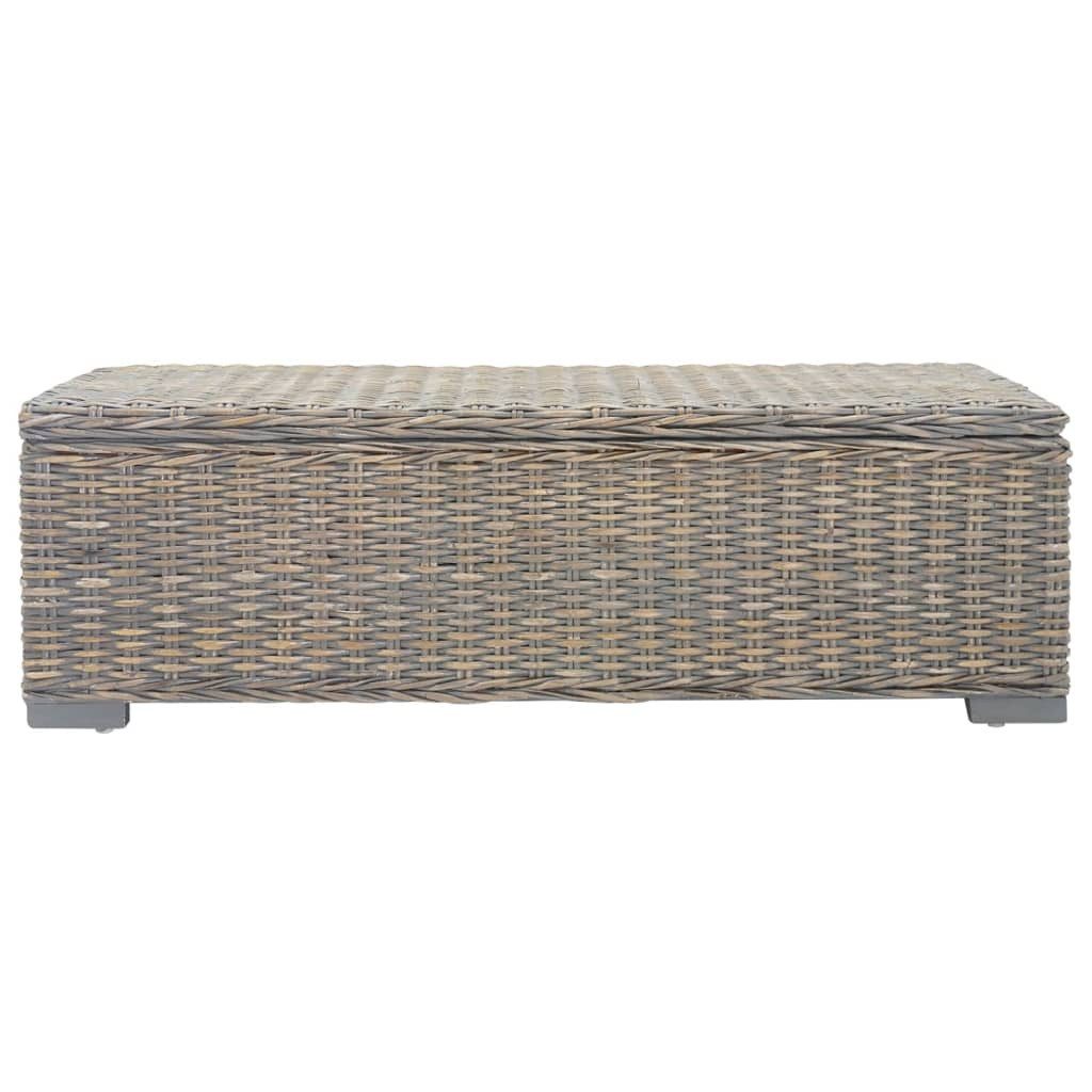 vidaXL Sitzbank Truhe Grau 110 cm günstig online kaufen
