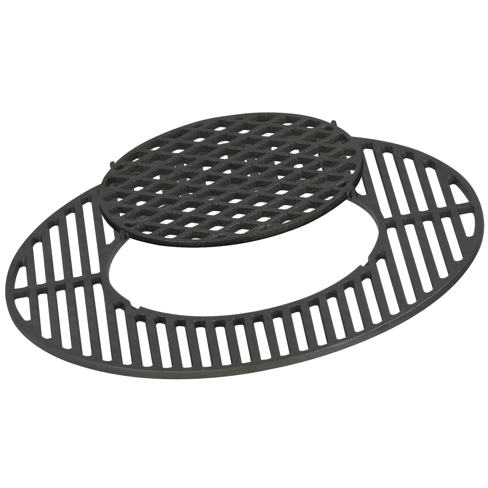 BBQ-Toro Grillrost Gusseisen Grillrost System Ø 54,5 cm, preseasoned, Sear Grate, Kann direkt genutzt werden
