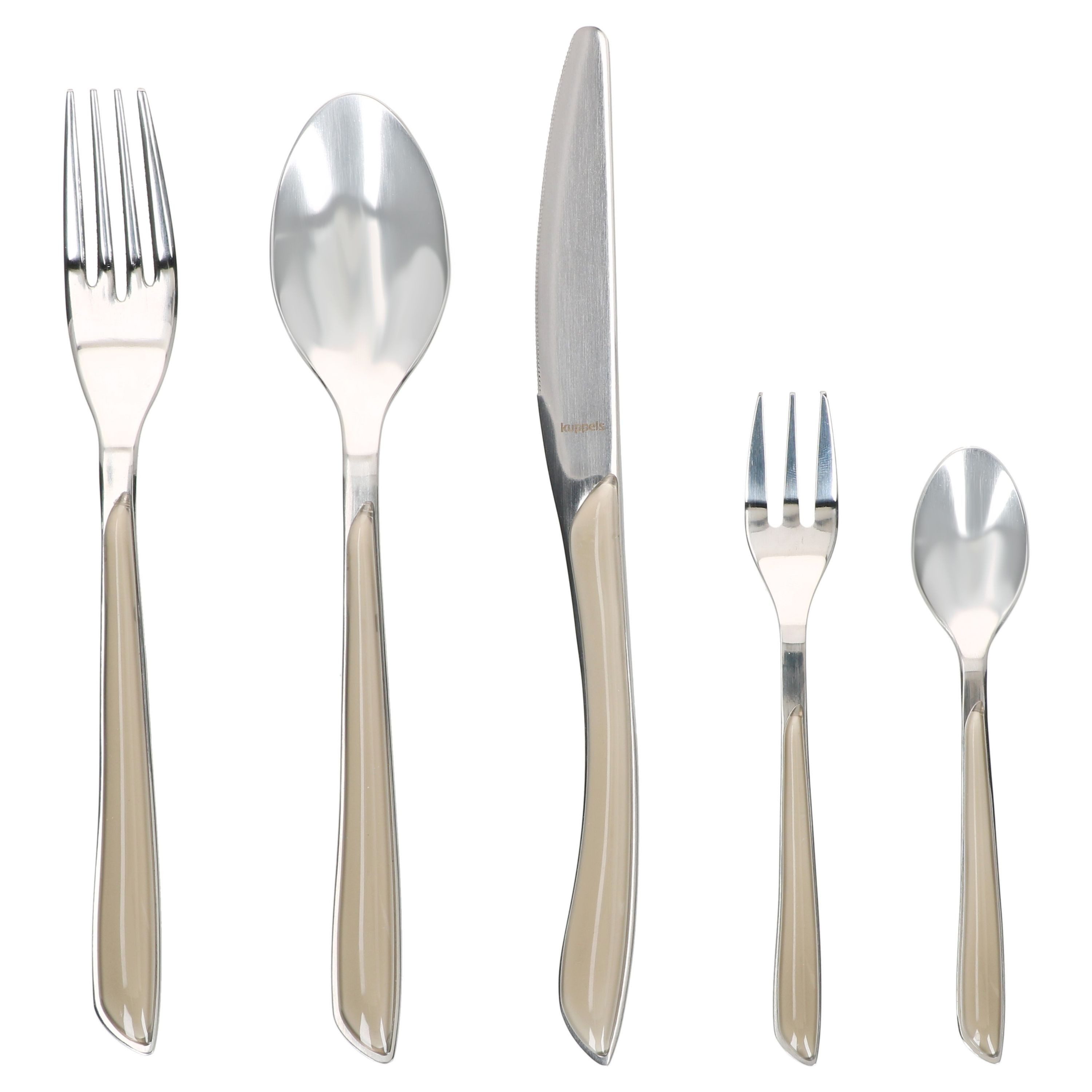 Ritzenhoff & Breker Besteck-Set Ritzenhoff 30tlg Beauty Besteck-Set taupe für 6 Personen, Edelstahl – Bild 3 von 4