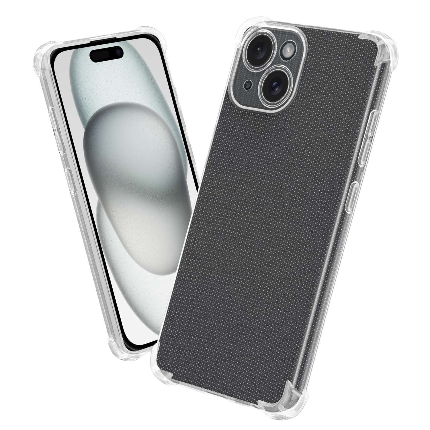 Cadorabo Handyhülle für Apple iPhone 13 MINI Hülle Apple iPhone 13 MINI, Hülle TPU Silikon Handy Schutzhülle Slim Transparent Case Cover