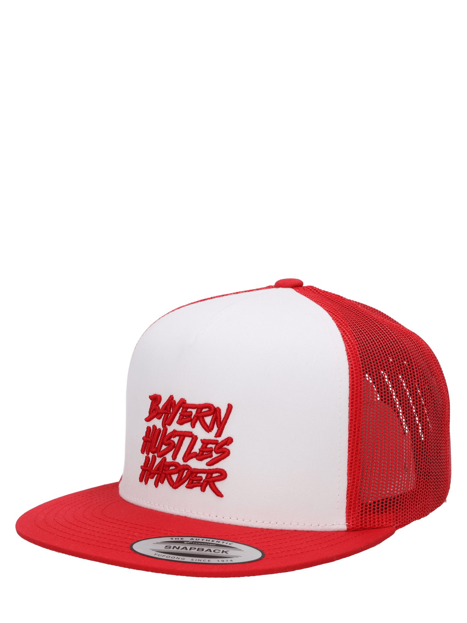 FC Bayern München Baseball Cap FC Bayern München I Trucker Snapback Hustles Harder I Unisex
