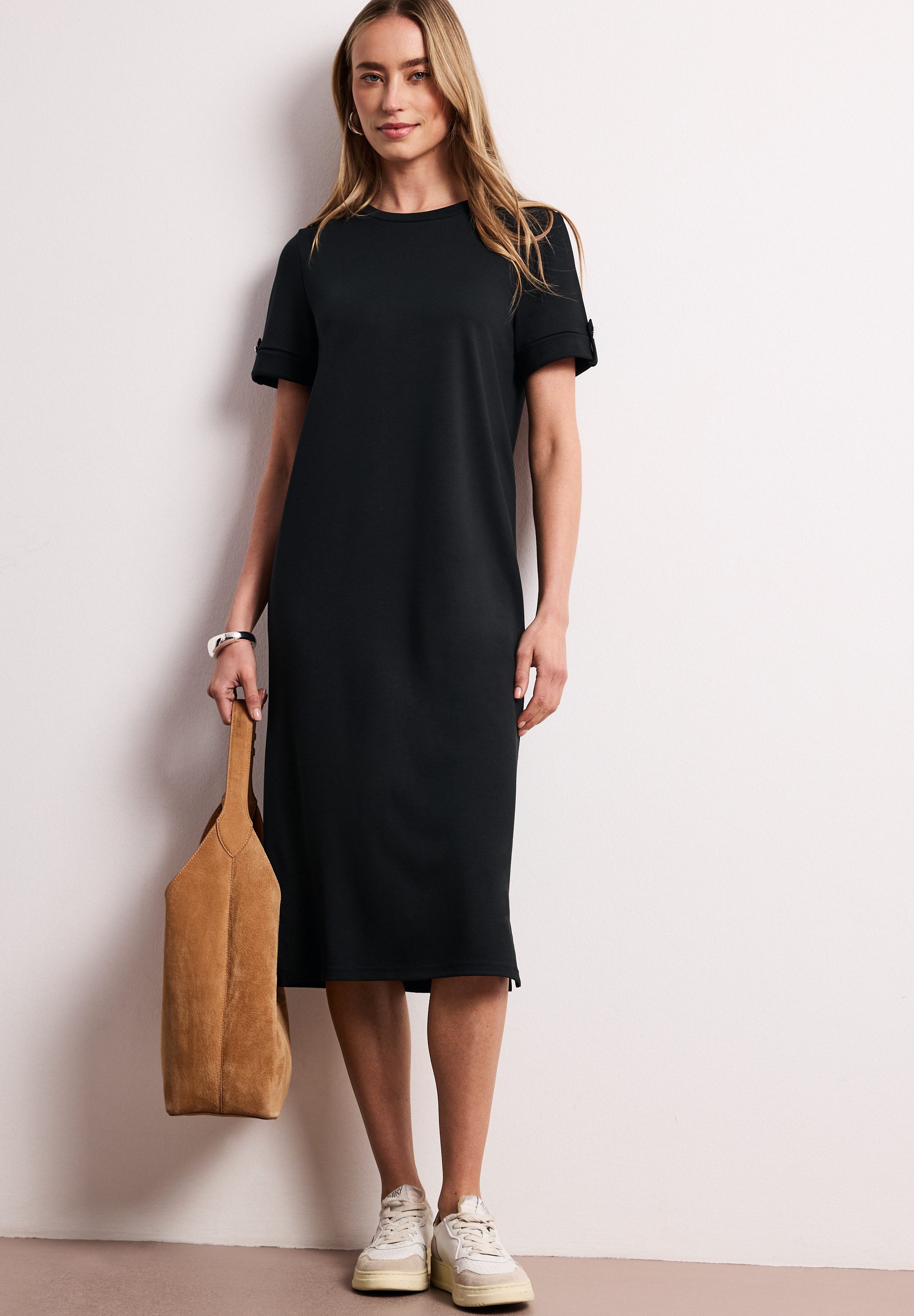 STREET ONE Jerseykleid mit Rundhalsausschnitt