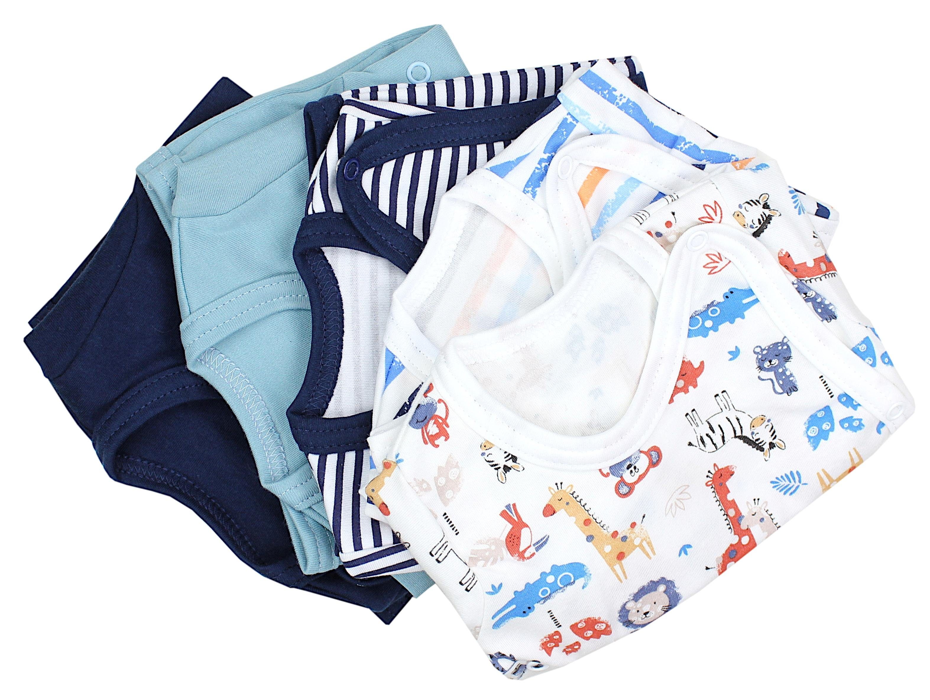 TupTam Wickelshirt TupTam Baby Wickelshirt Farbenmix 5 Jungen Set 5er Langarmshirt