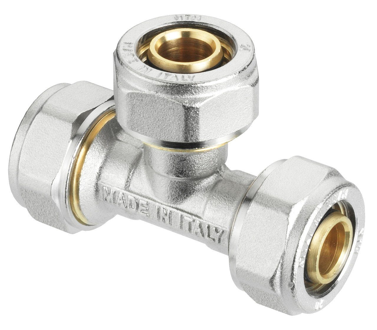 Heizkörper Cornat Schraub-T-Stück komplett ø 20 mm Messing