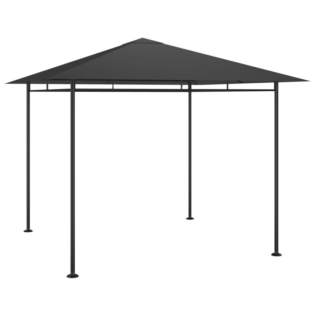 vidaXL Partyzelt Pavillon 3x3x2,7 m Anthrazit 180 g/m²