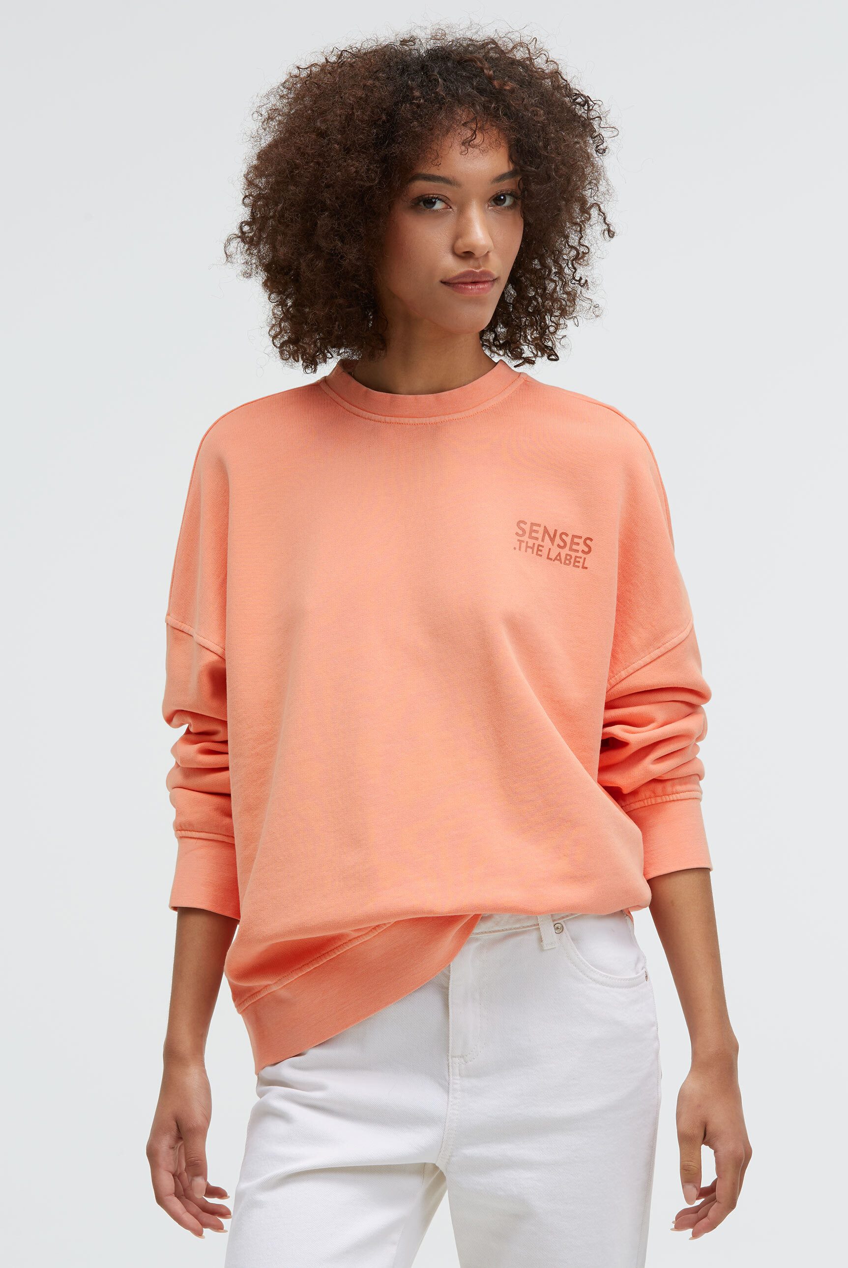 SENSES.THE LABEL Sweater mit überschnittenen Schultern