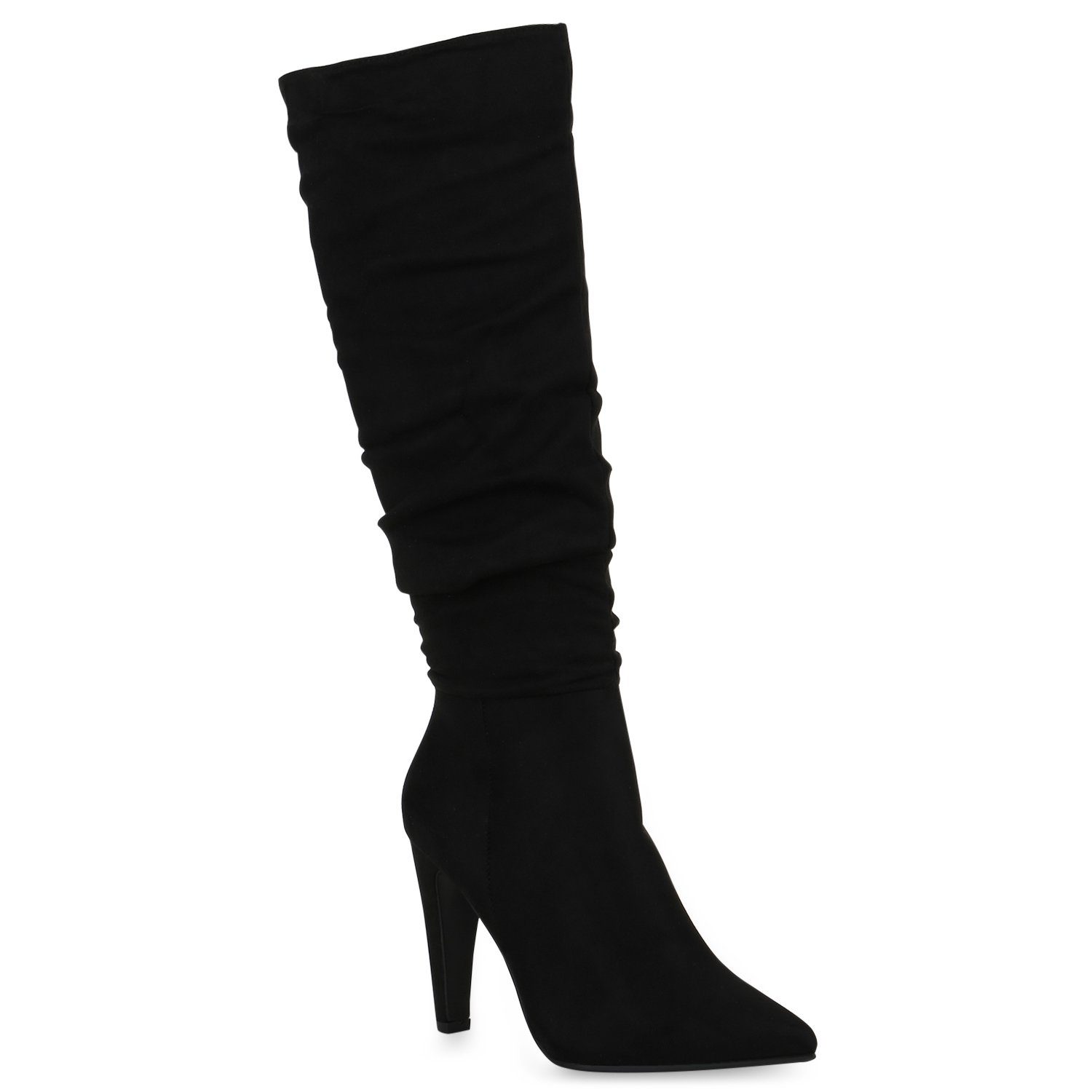 VAN HILL 832078 High-Heel-Stiefel im Basic-Look und einer leichten Fütterung