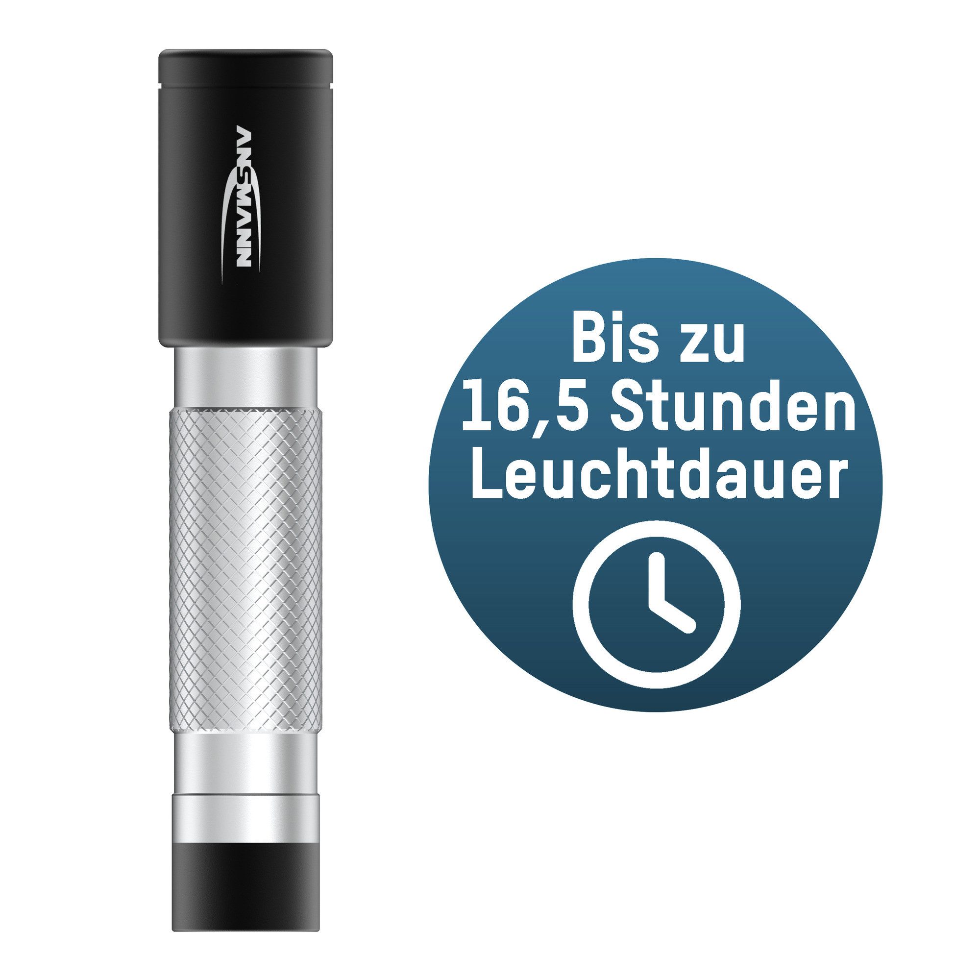 ANSMANN AG LED Taschenlampe DAILY USE LED Taschenlampe 50B inkl. AAA Batterie – LED Taschenlampe