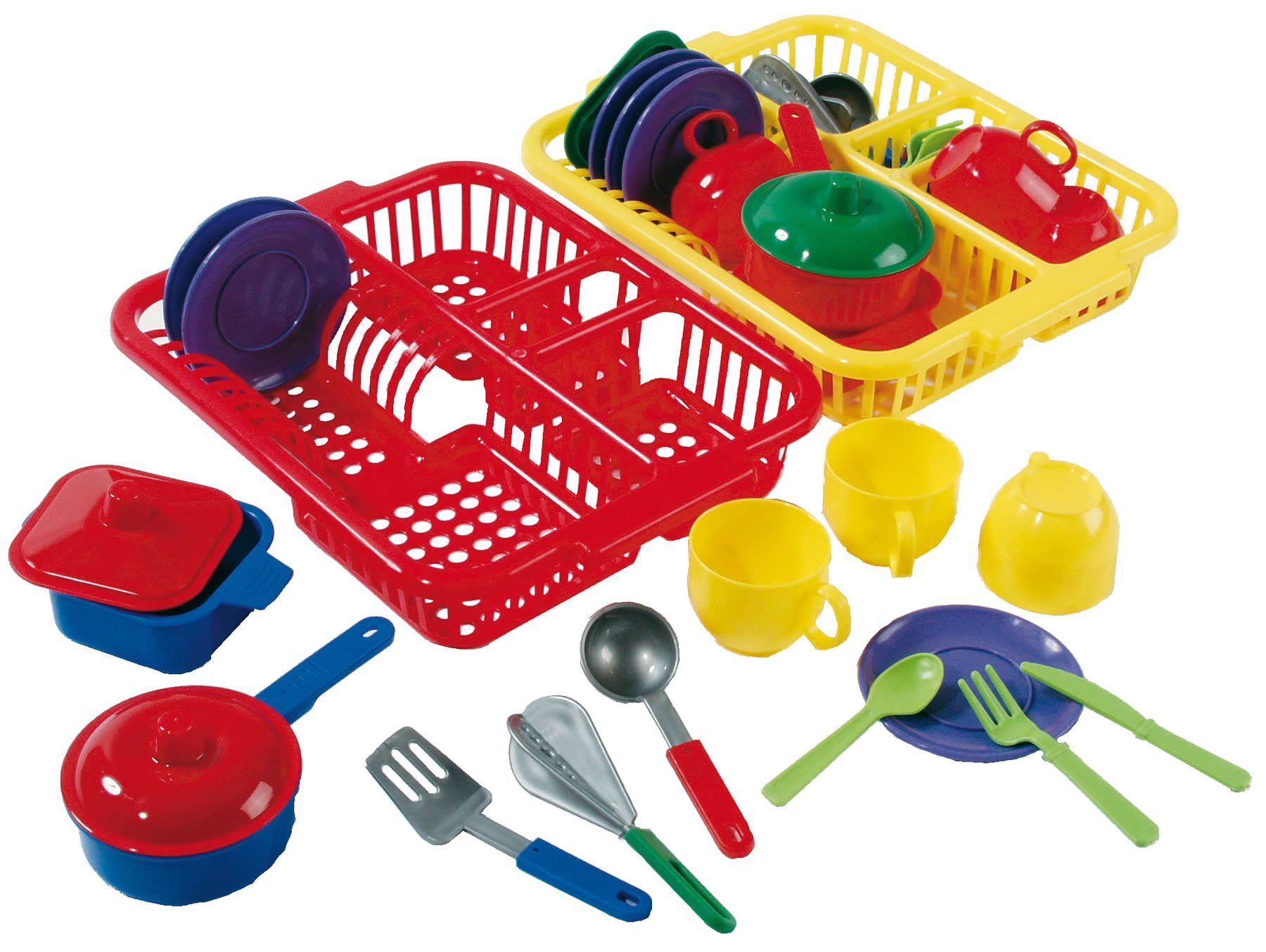 Dohany Spielgeschirr Spielküchen Zubehör Set 17-tlg Kochgeräte Geschirr, (Set)