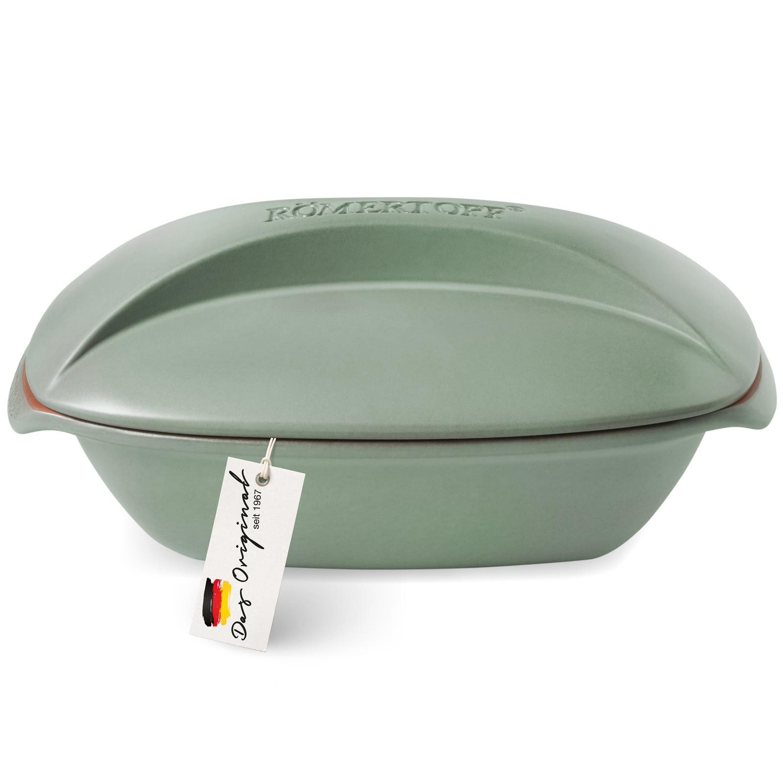 RÖMERTOPF Bräter CULINARIO Bräter, 3 Liter, Keramik (Set), aus Naturton