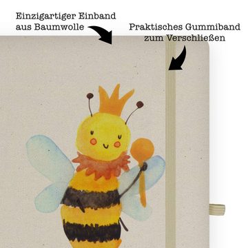 Mr. & Mrs. Panda Notizbuch Biene König - Transparent - Geschenk, Tagebuch, Notizheft, Wespe, Adr Mr. & Mrs. Panda, 96 Seiten