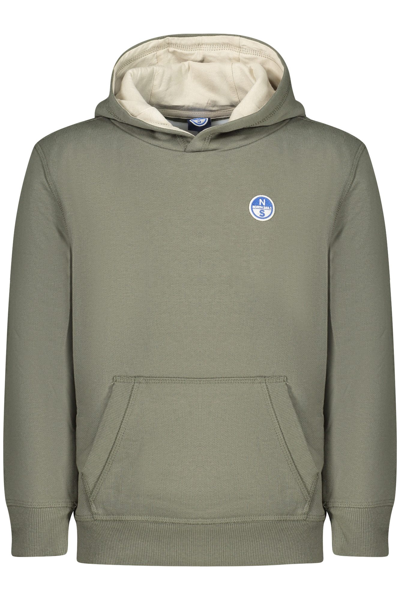 North Sails Sweatshirt Grüner Kinder-Kapuzenpullover ohne Reißverschluss