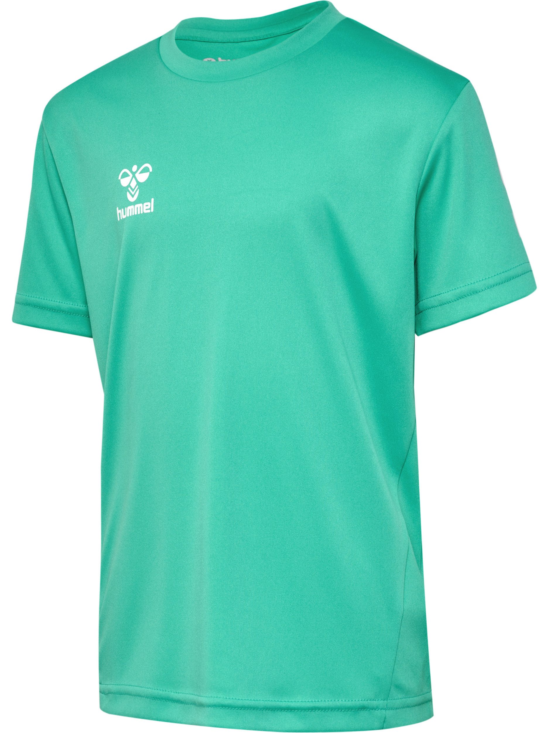 hummel T-Shirt & Shorts HMLLOGO SET KIDS (Set, 2-tlg., 2) mit elastischem Bund, aus Polyester, pflegeleicht, sportlicher Stil