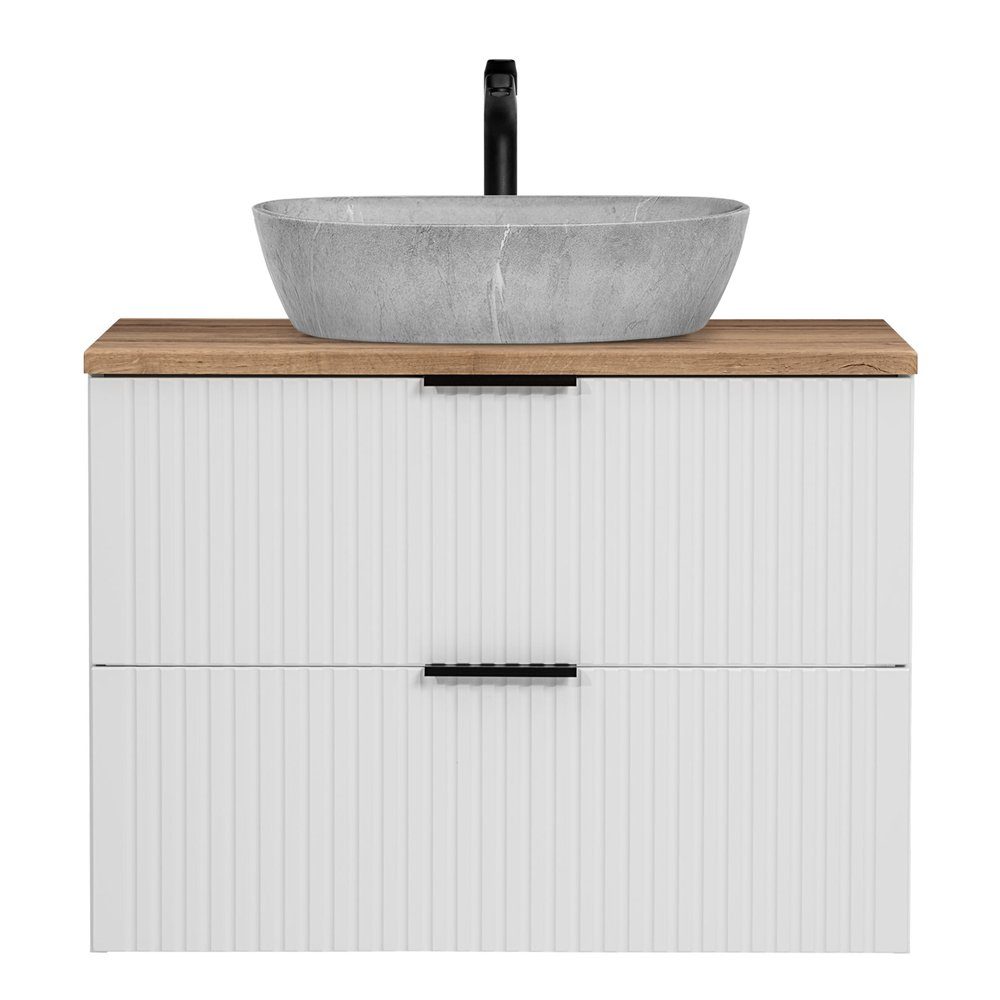 Lomadox Waschtisch ADELAIDE-56-WHITE, 80cm, weiß mit günstig online kaufen