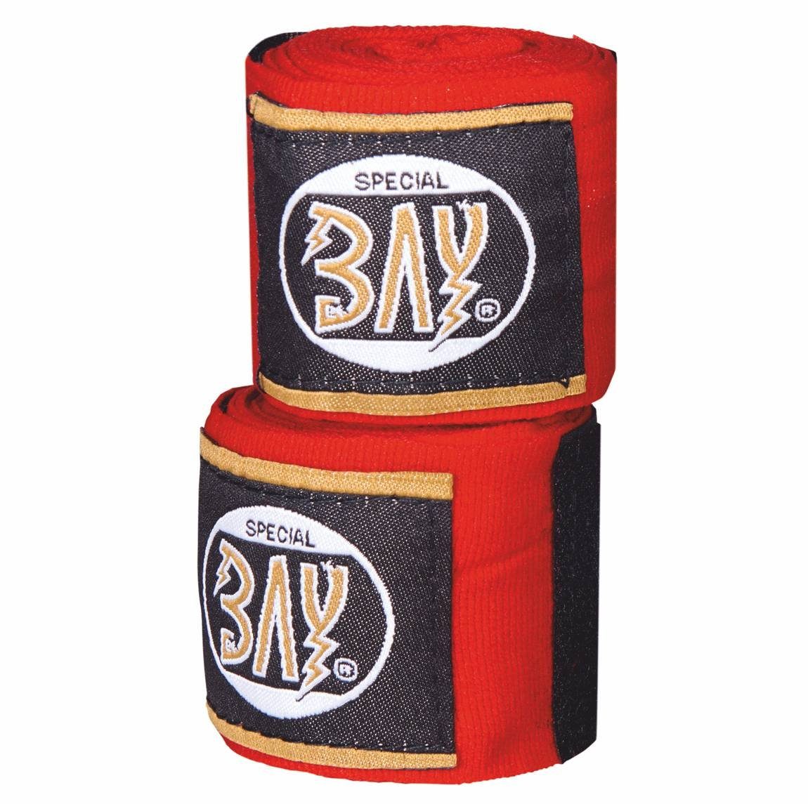 Box-Bandagen Boxen BAY-Sports schwarz m Handbandagen 3,5 Mega Boxbandagen