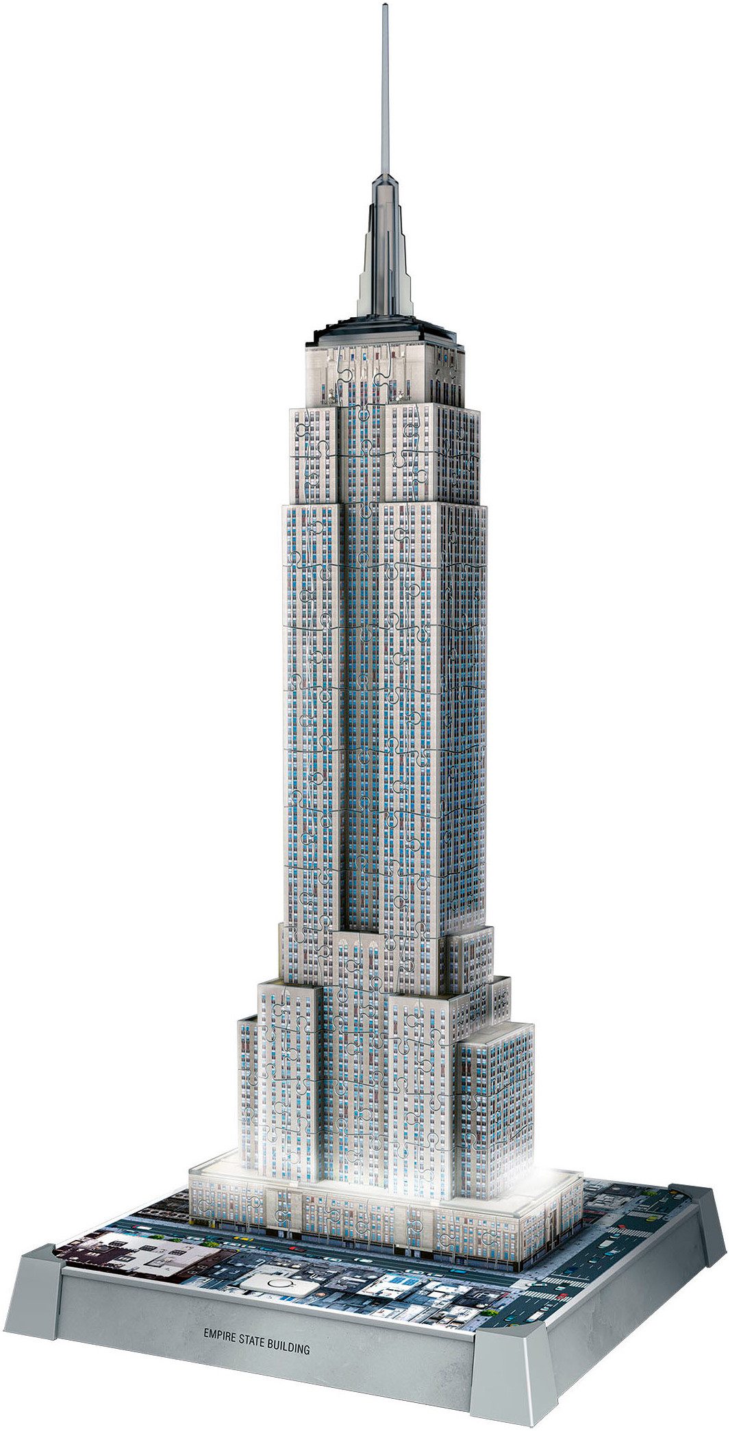 Ravensburger 3D-Puzzle Iconics: Empire State Building - mit Licht, 216 Puzzleteile, Made in Europe