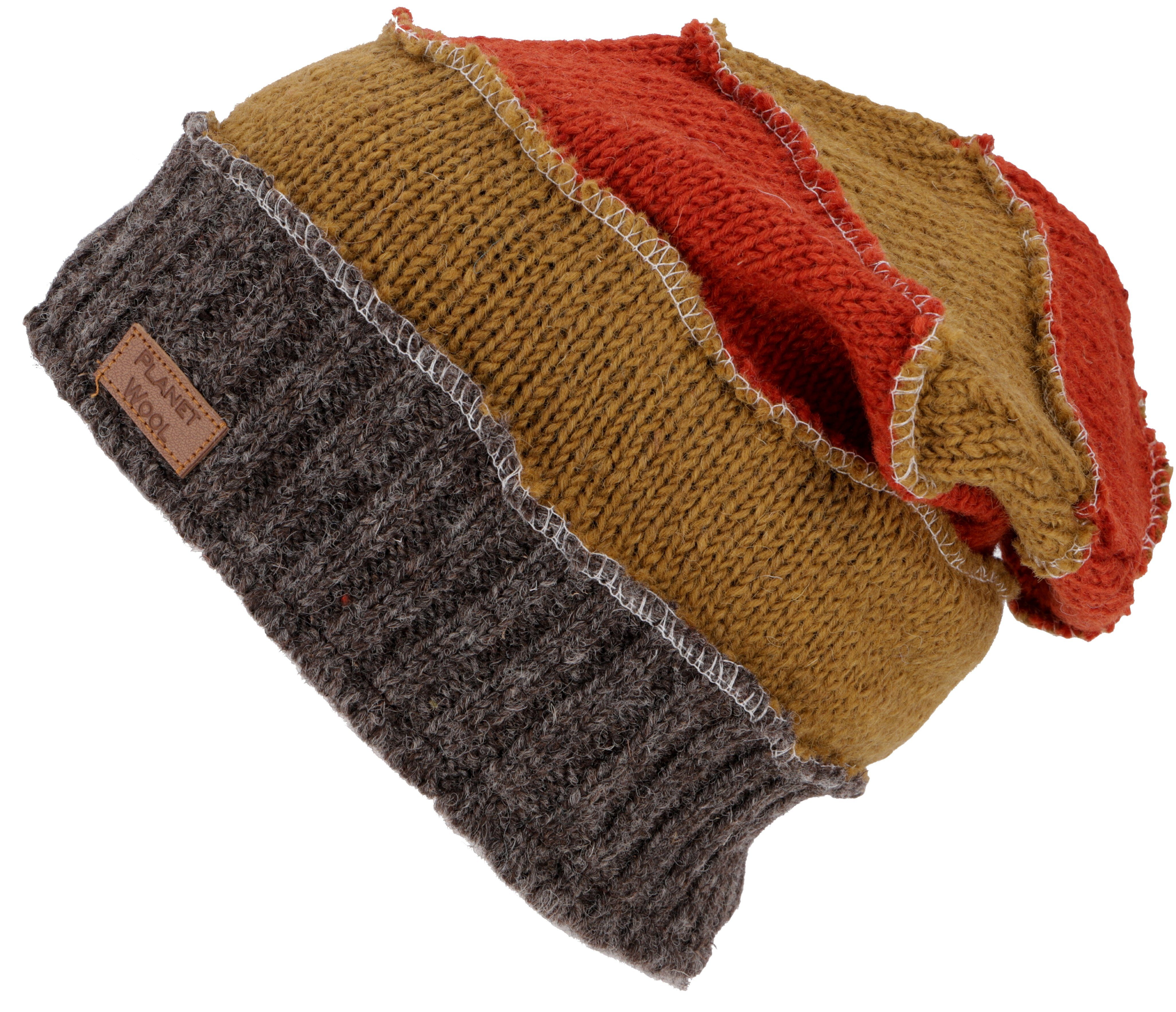 Guru-Shop Strickmütze Wollmütze, Nepalmütze, Patchwork Beanie günstig online kaufen