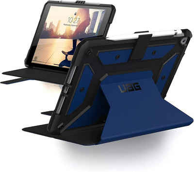 UAG Tablet-Hülle Metropolis 25,9 cm (10,2 Zoll), [iPad 10.2 Hülle (2020 & 2019 / 8. & 7. Generation), Wake/Sleep Funktion, Apple Pencil / Logitech Crayon Halter, Standfunktion, Smart Keyboard kompatibel] - blau (cobalt)