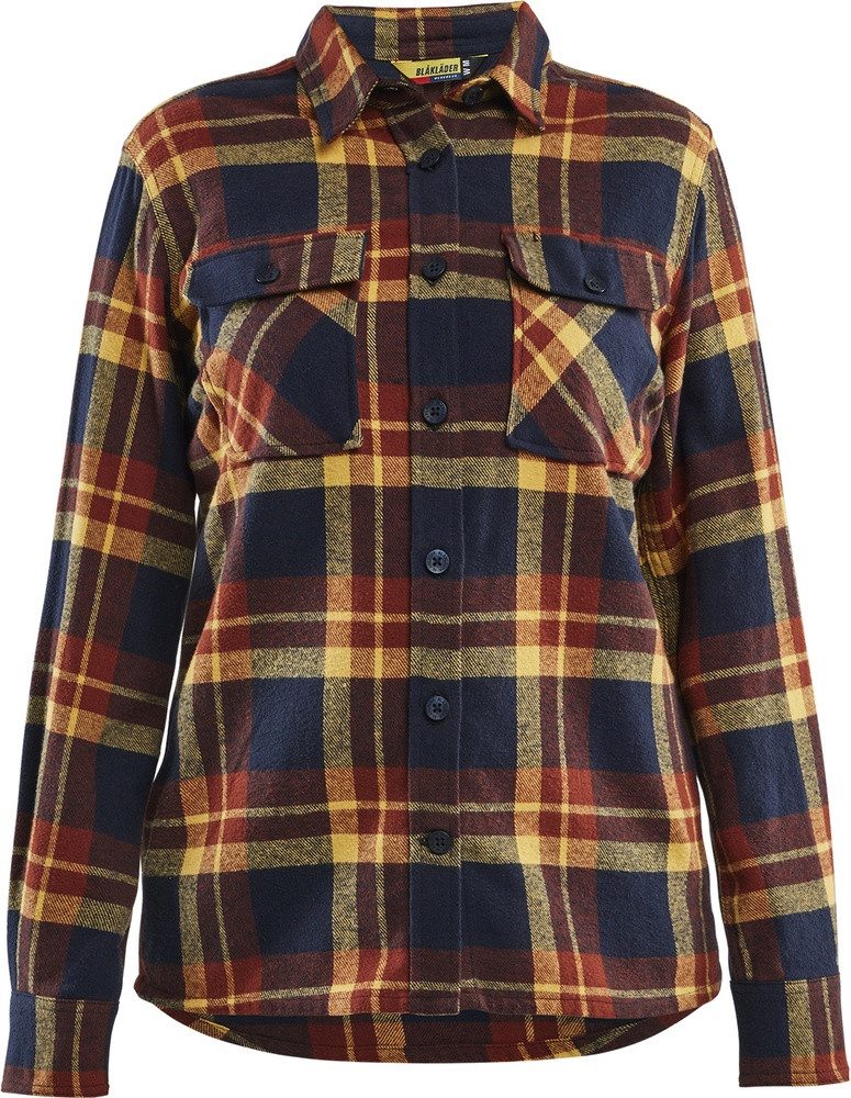 Blåkläder T-Shirt Damen Flanellhemd