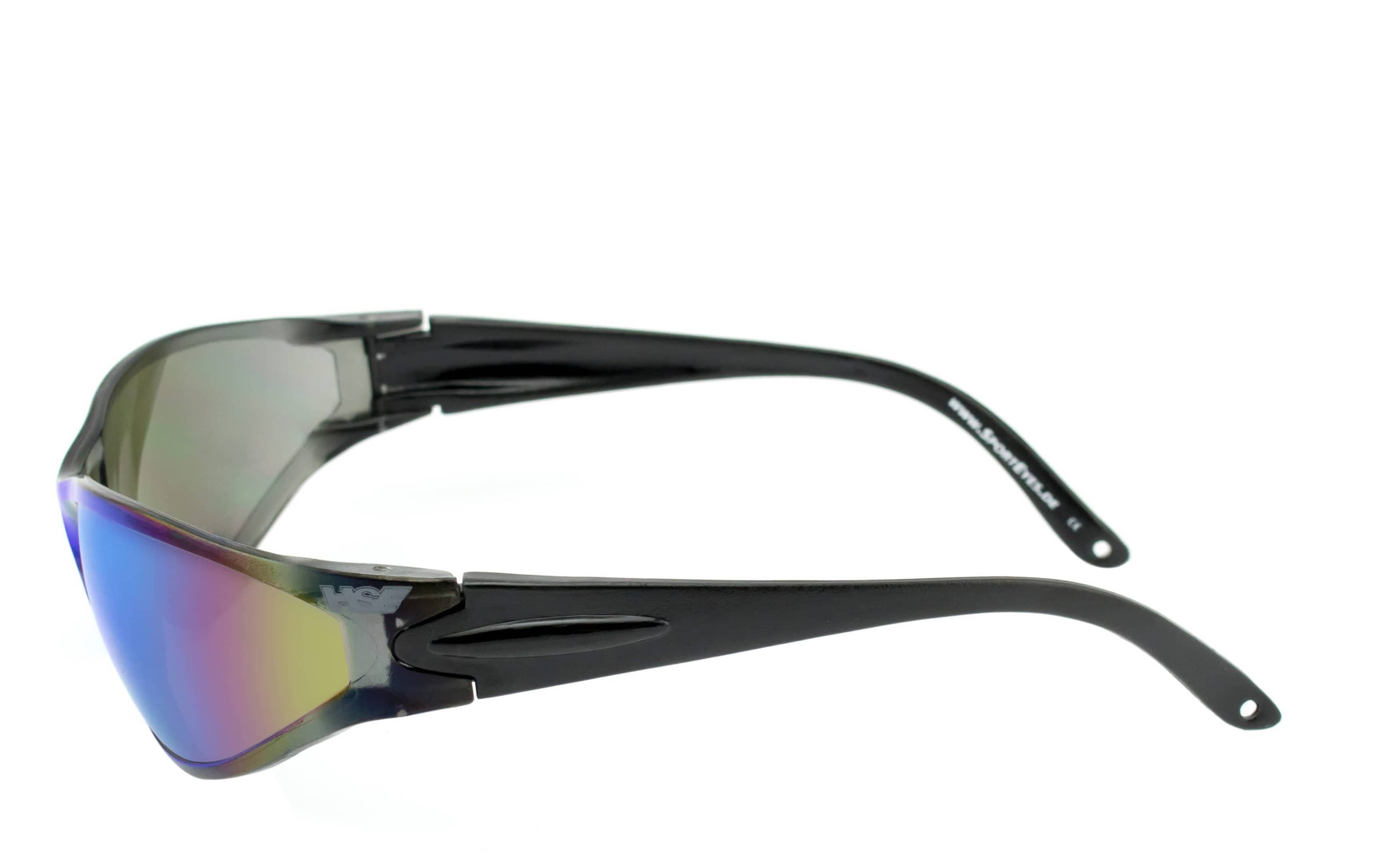 SportEyes DEUCE, durch - Steinschlagbeständig Kunststoff-Sicherheitsglas Sportbrille HSE BIG