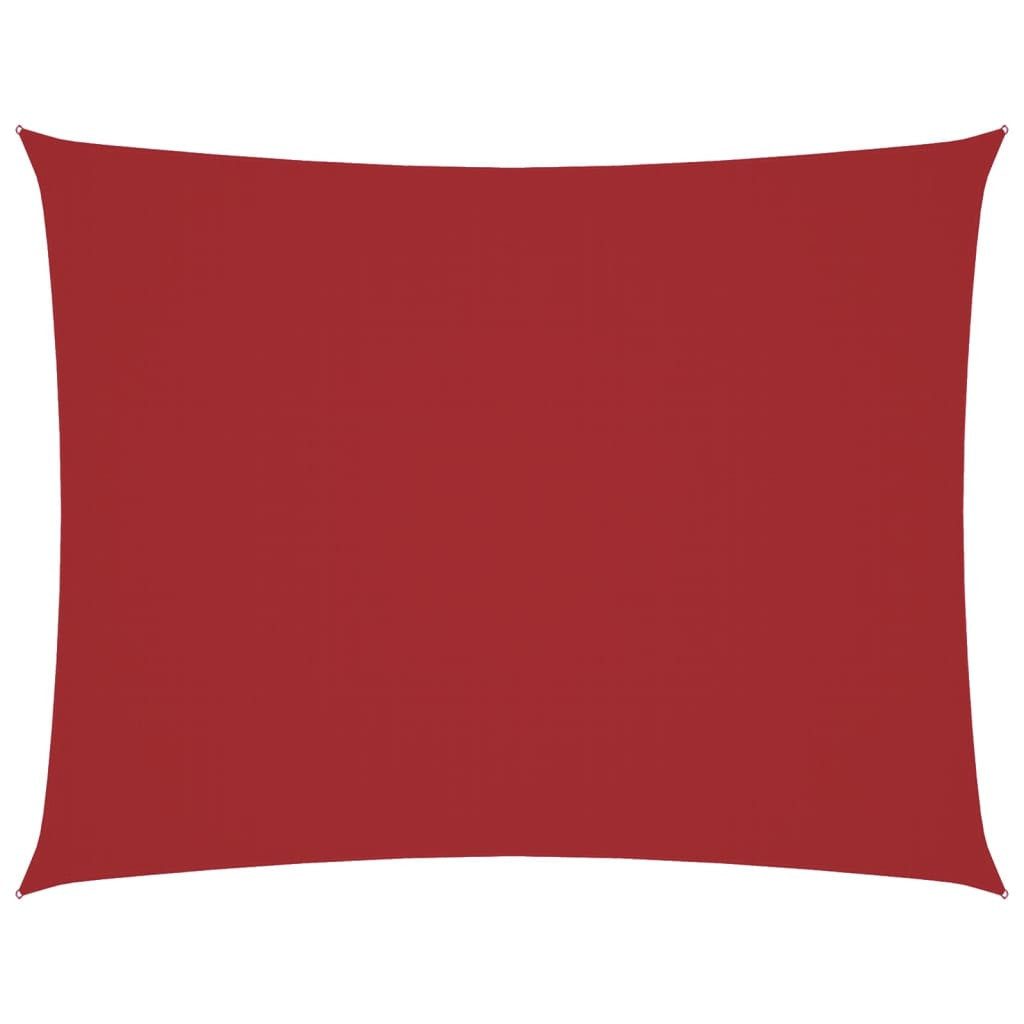 Sonnensegel Sonnensegel Oxford-Gewebe Rechteckig 2,5x3,5 m Rot