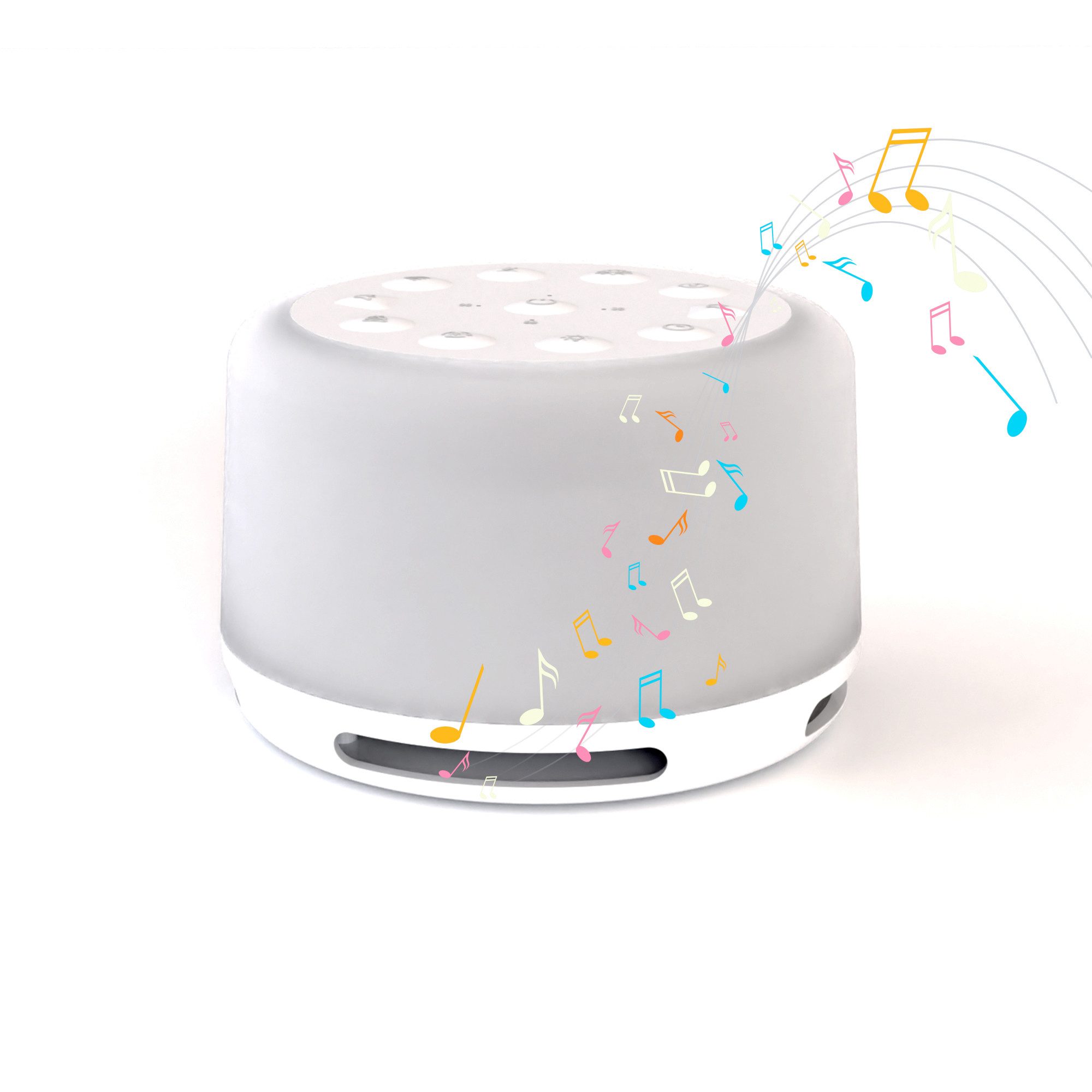 HOMEDICS SoundSleep Aura Lautsprecher Einschlafhilfe Nachtlicht Bluetooth Einschlaf- und Durchschlafhilfe (14 Naturklänge, Nachtlicht, Atemübungen, Bluetooth)