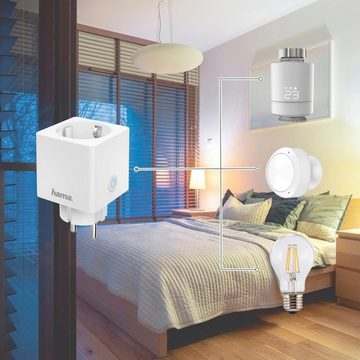 Hama WLAN-Steckdose WLAN Mini Steckdose ohne Hub 3680W für App-u. Sprachsteuerung, max. 3680 W