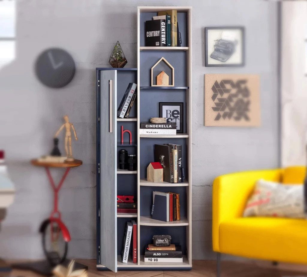 Möbel-Zeit Bücherregal Trio Regal mit 6 offenen Regalfächer