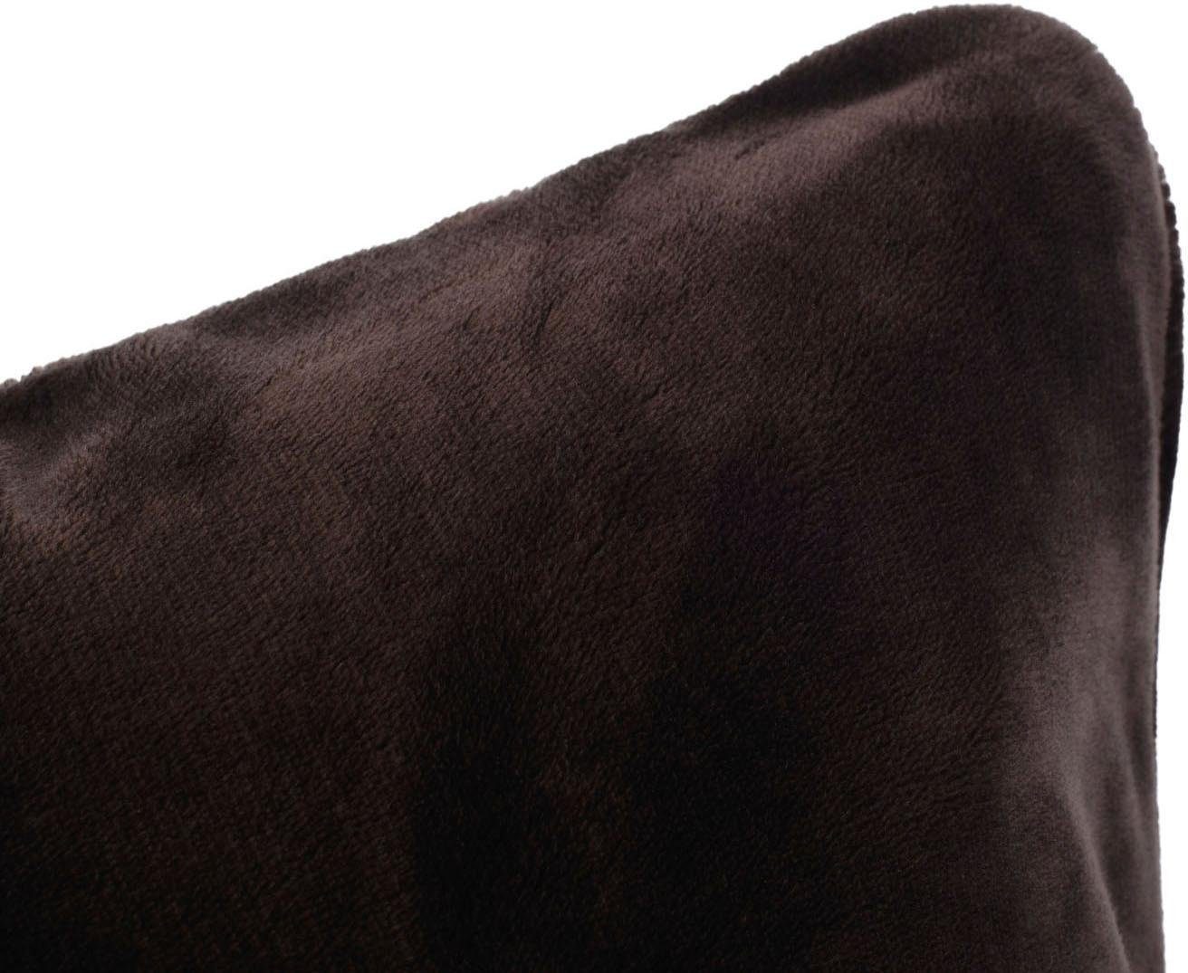 Gözze Dekokissen Premium Cashmere-Feeling Kissen, 50x50cm,passend zur Premium Cashmere-Feeling Decke,Kissenhülle&Füllung