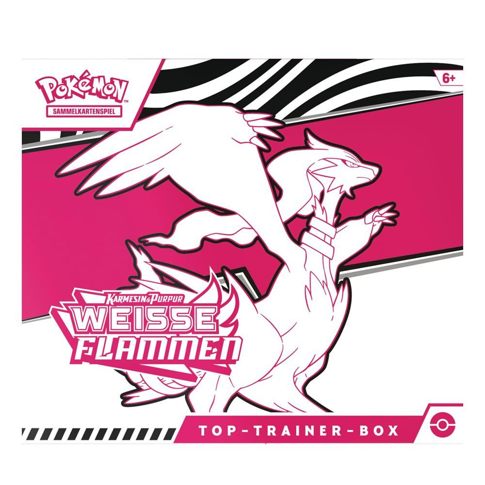 POKÉMON Sammelkarte Top-Trainer-Box Weiße Flammen Pokemon Sammel-Karten deutsch