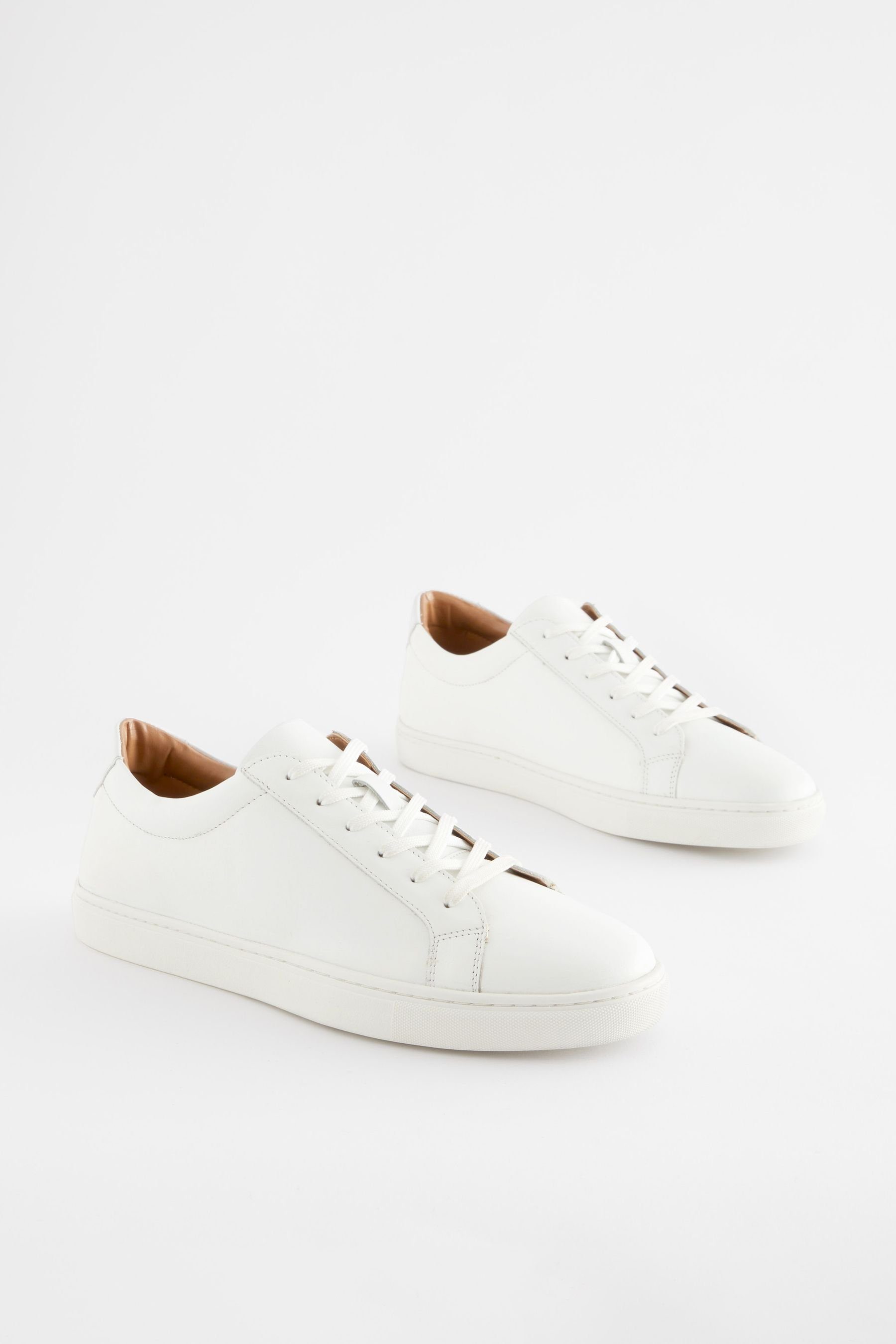 Next Lederturnschuhe White (1-tlg) Sneaker