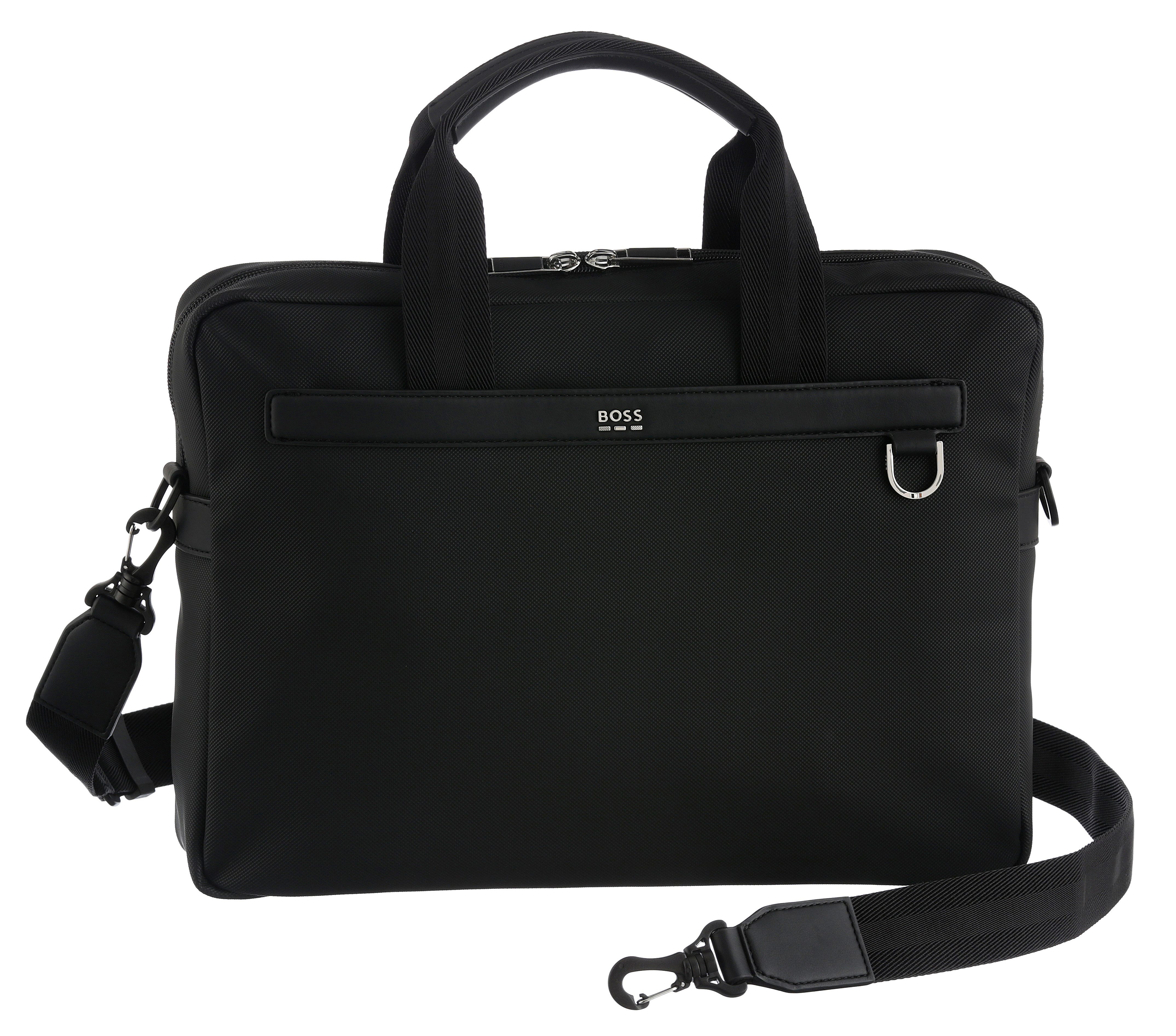 BOSS Aktentasche JINKO EVO Doc Case, Herren Laptoptasche, Arbeitstasche, Bürotasche