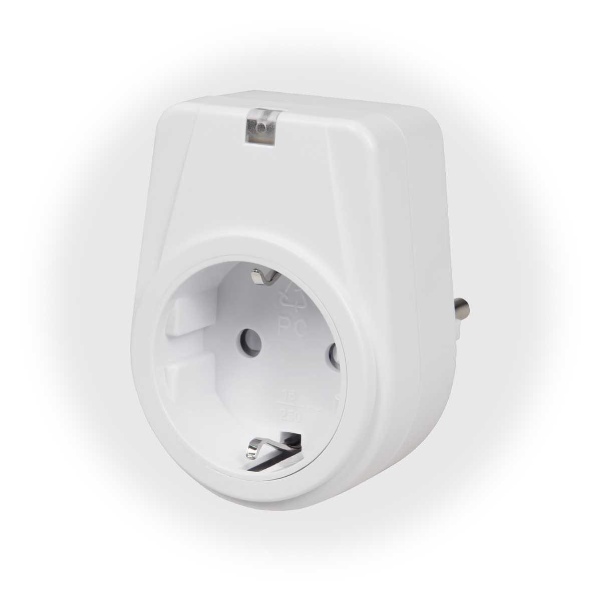 McPower Funksteckdose Funk-Steckdosen-Set "COMFORT" 230V weiß 3 Stk + FB