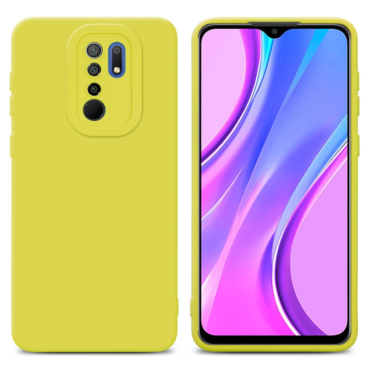 Cadorabo Handyhülle für Xiaomi RedMi 9 Hülle Xiaomi RedMi 9, Hülle Schutzhülle TPU Silikon Case Cover
