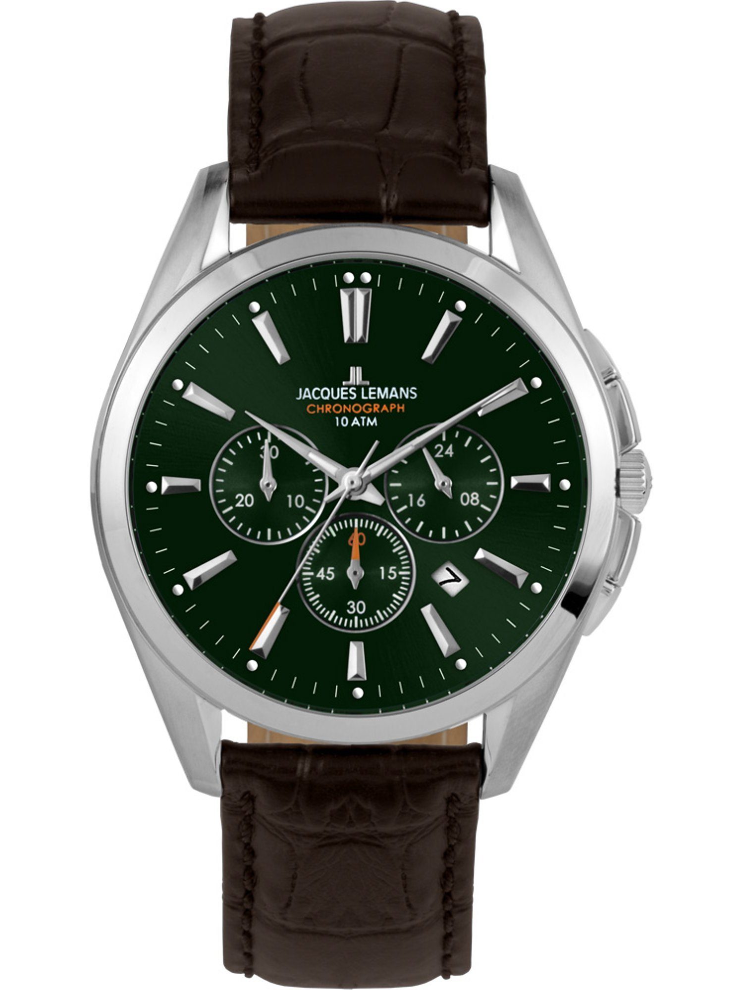 Jacques Lemans Chronograph »Jacques Lemans Herren-Uhren Analog Quarz ...