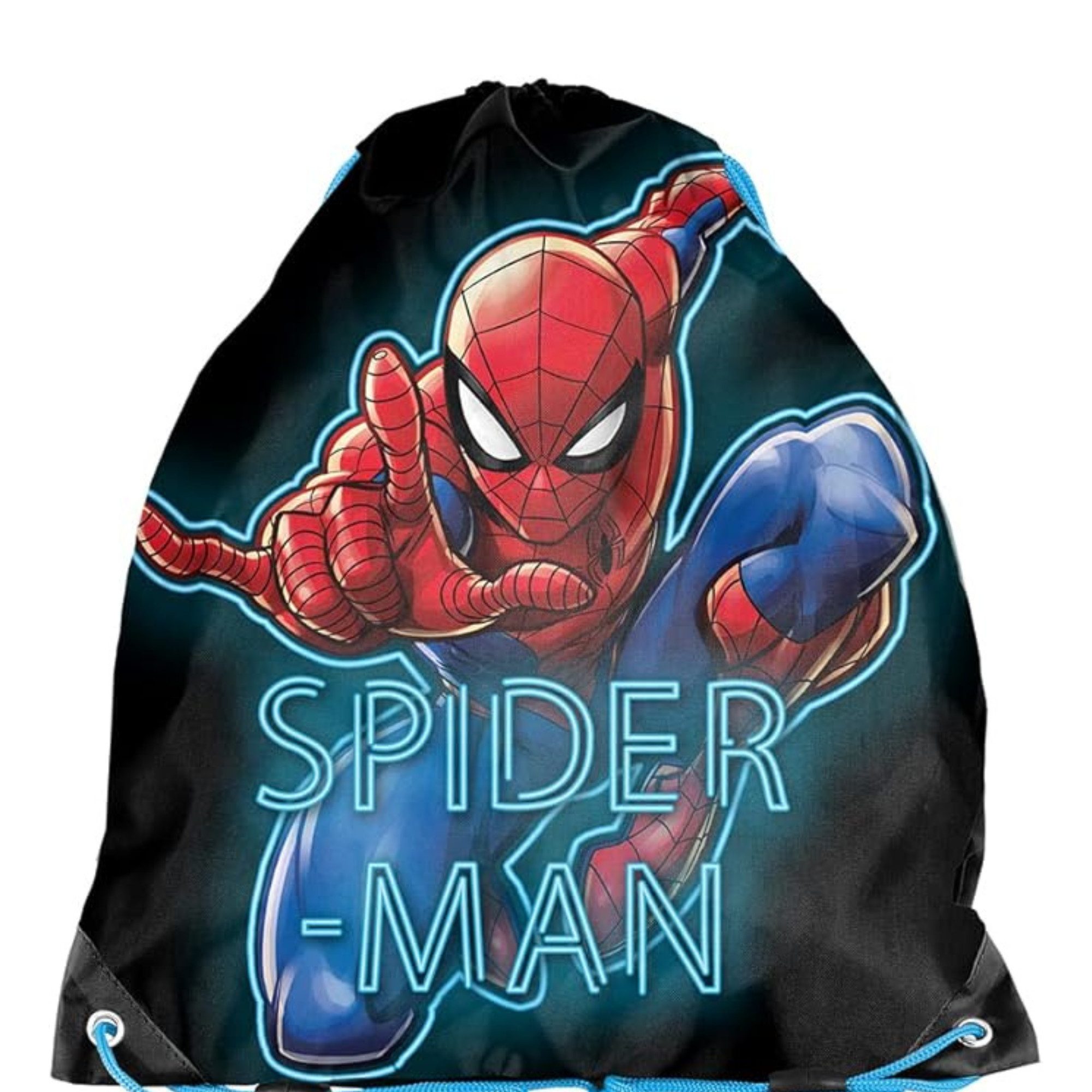 GOLDKIDS Schulranzen Spiderman ergonomischer Ranzen Turnbeutel (Federmappe Aufgabenheft, 1-tlg., für die Grundschule 4er Set), Lizenzartikel Marvel Spiderman Spider-man Comics